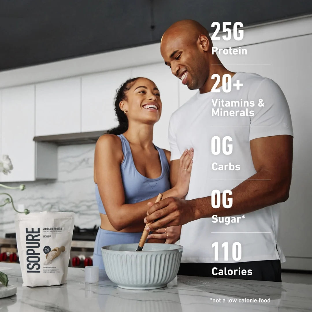 Isopure, Zero Carb Protein Powder, Unflavored, 1 lb (454 g)