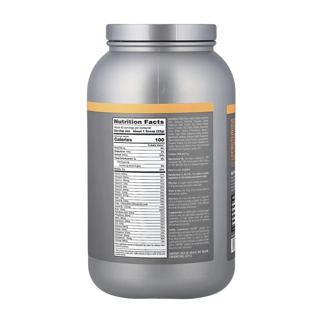 Isopure, Zero Carb Protein Powder, Vanilla Salted Caramel, 3 lb (1.36 kg)