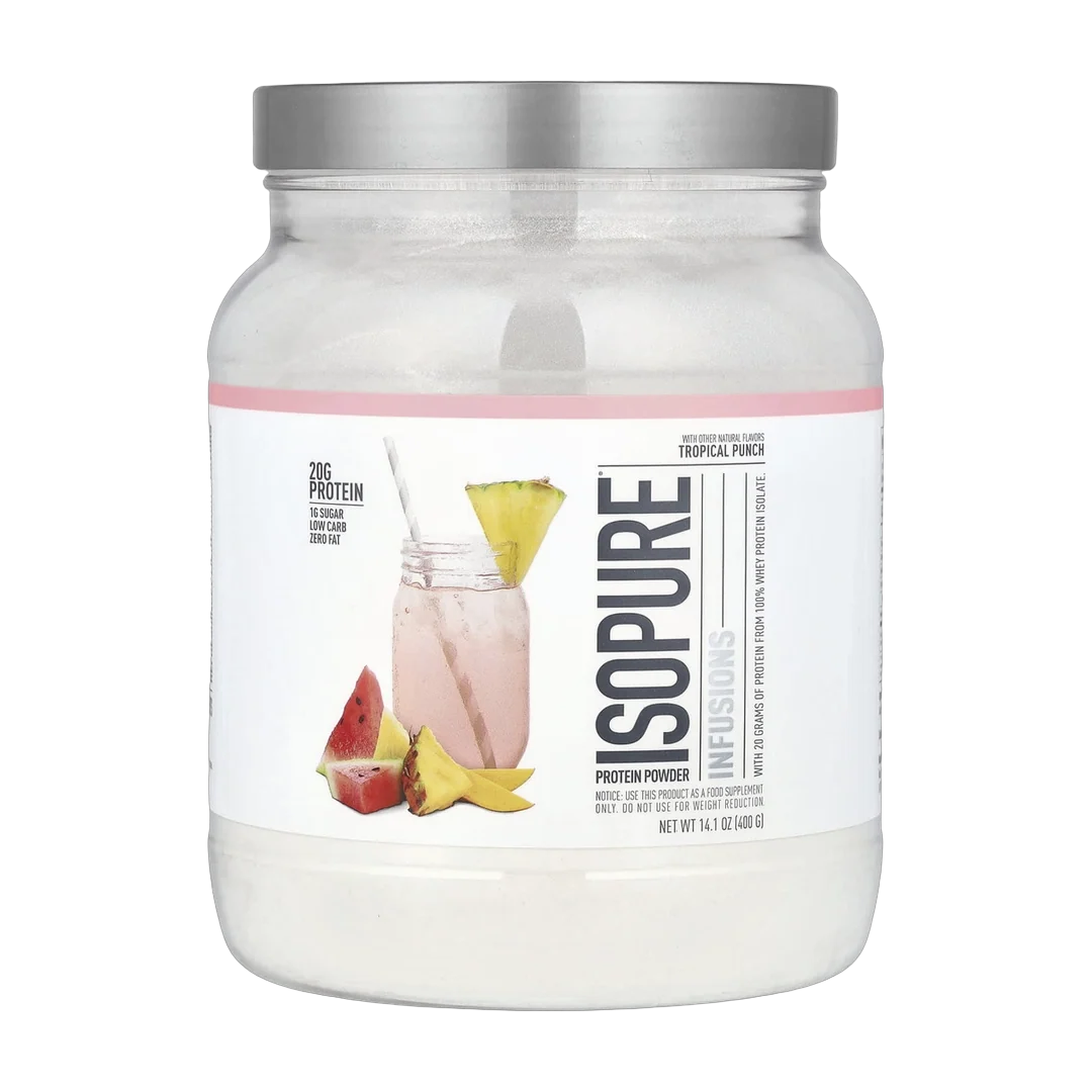 Isopure, Infusions Protein Powder, Tropical Punch, 14.1 oz (400 g)
