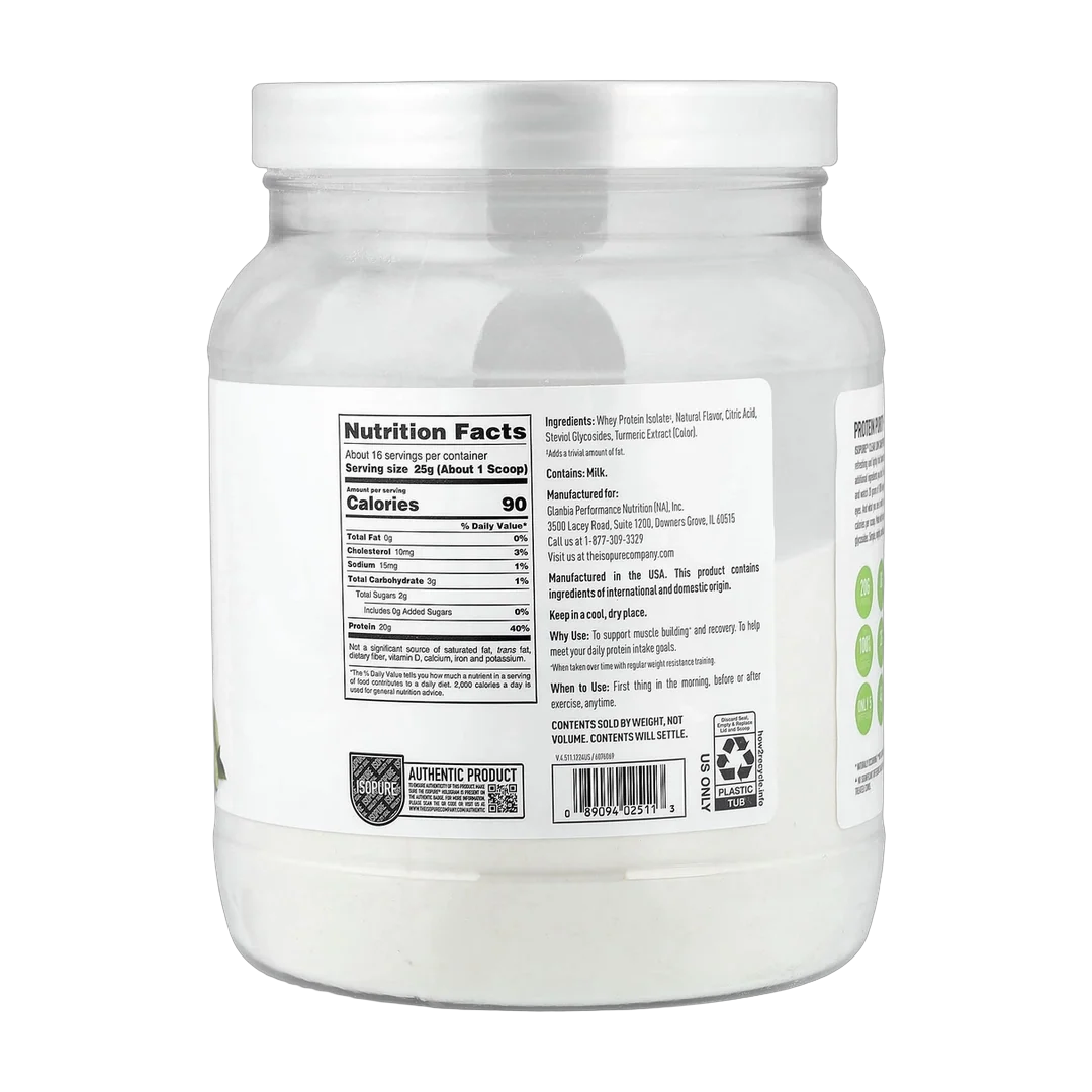 Isopure, Clear Low Carb Protein Powder, Mango Lime, 14.1 oz (400 g)