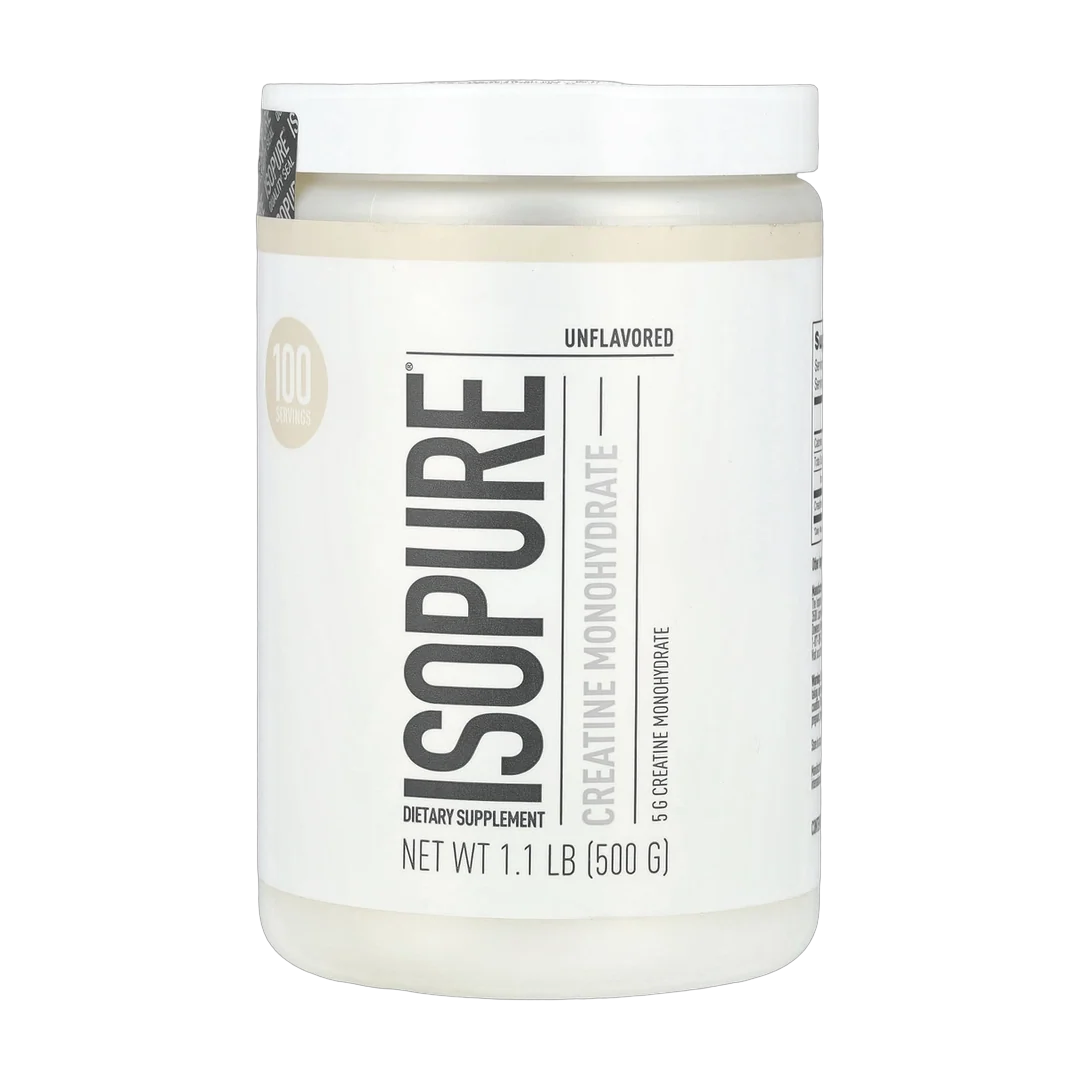 Isopure, Creatine Monohydrate, Unflavored, 1.1 lb (500 g)