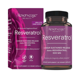 Reserveage Beauty, Resveratrol, Trans-Resveratrol, 500 mg, 30 Veggie Capsules