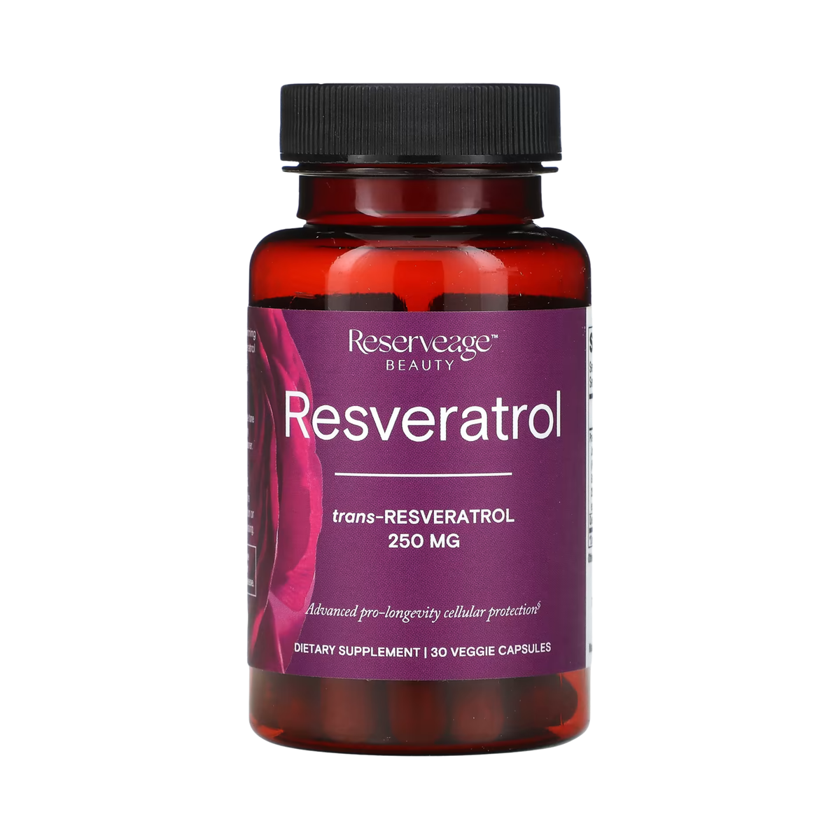 Reserveage Beauty, Resveratrol, 250 mg, 30 Veggie Capsules