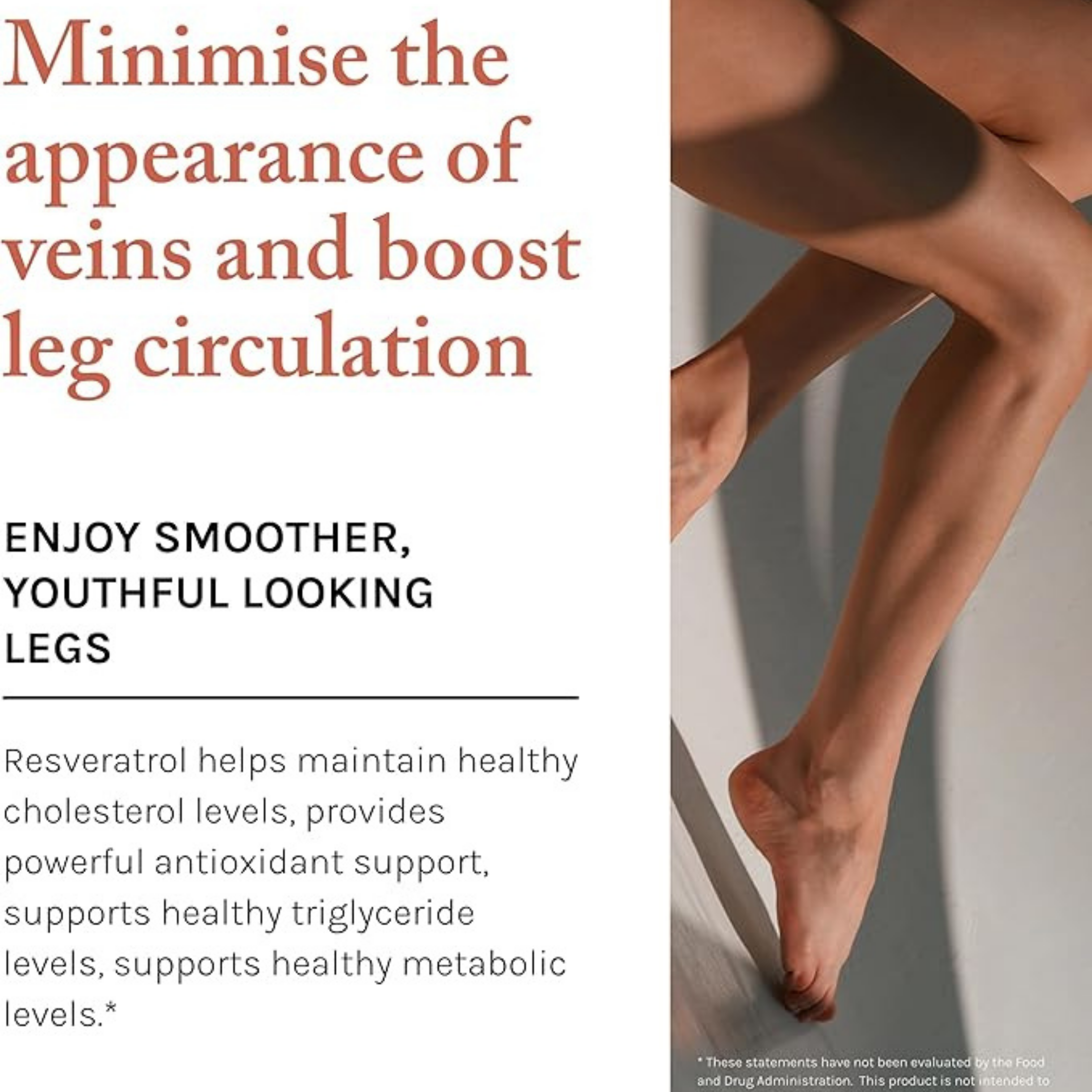 Reserveage Beauty, Beautiful Legs with Diosmin & Butcher's Broom Extract, 30 Veggie Capsules