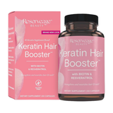 Reserveage Beauty, Keratin Hair Booster with Biotin & Resveratrol, 60 Capsules