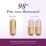 Reserveage Beauty, Resveratrol, Trans-Resveratrol, 500 mg, 60 Veggie Capsules