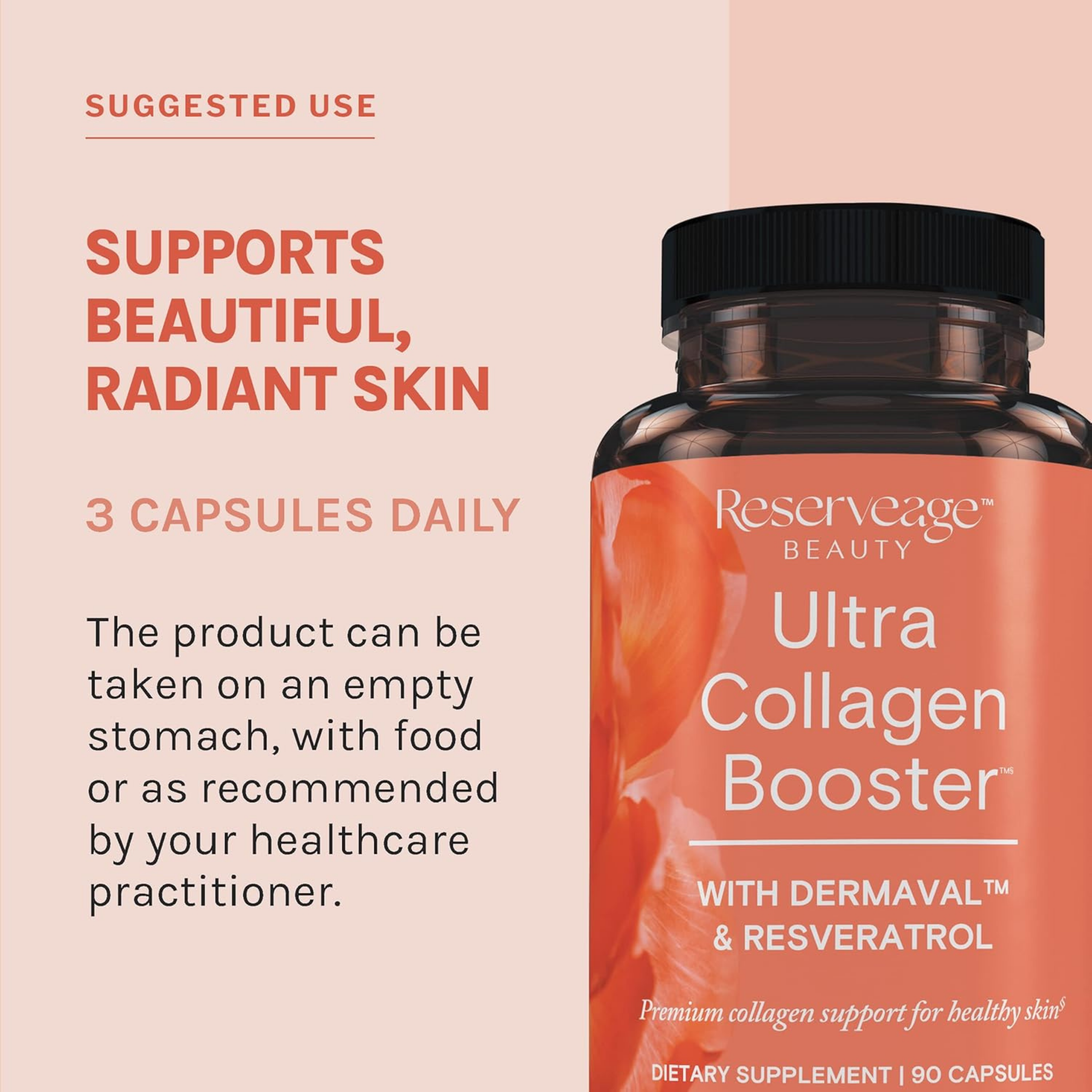 Reserveage Beauty, Ultra Collagen Booster, 90 Capsules