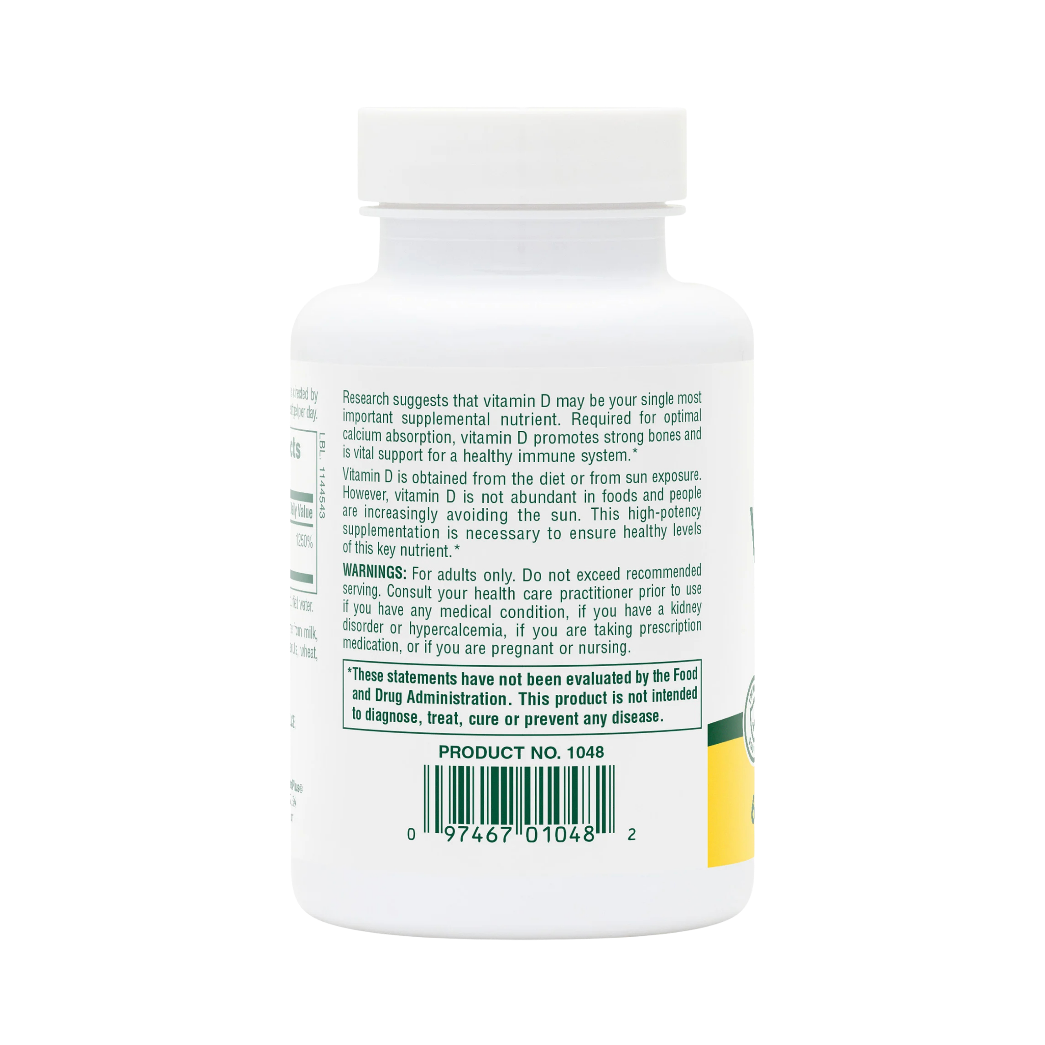 NaturesPlus, Vitamin D3, 250 Mcg, 60 Softgels