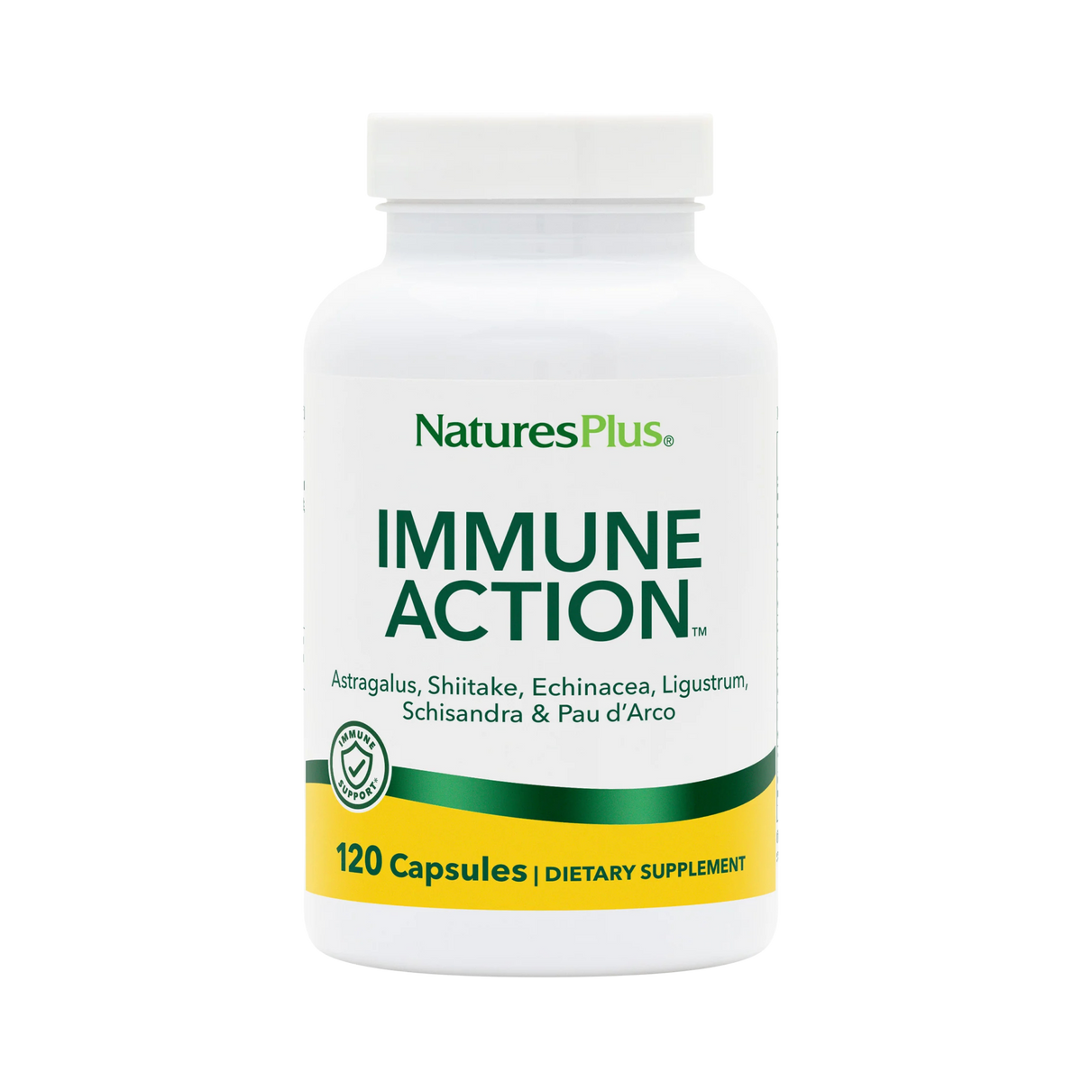 NaturesPlus, Immune Action, 120 Capsules