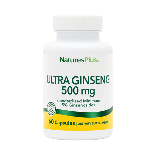 NaturesPlus, Ultra Ginseng, 500 Mg, 60 Capsule