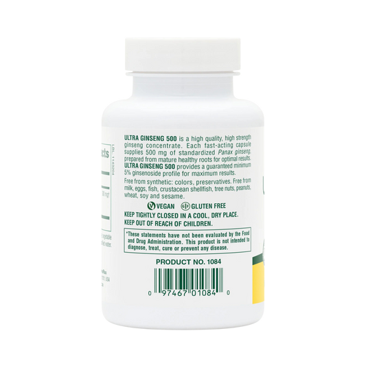 NaturesPlus, Ultra Ginseng, 500 Mg, 60 Capsule