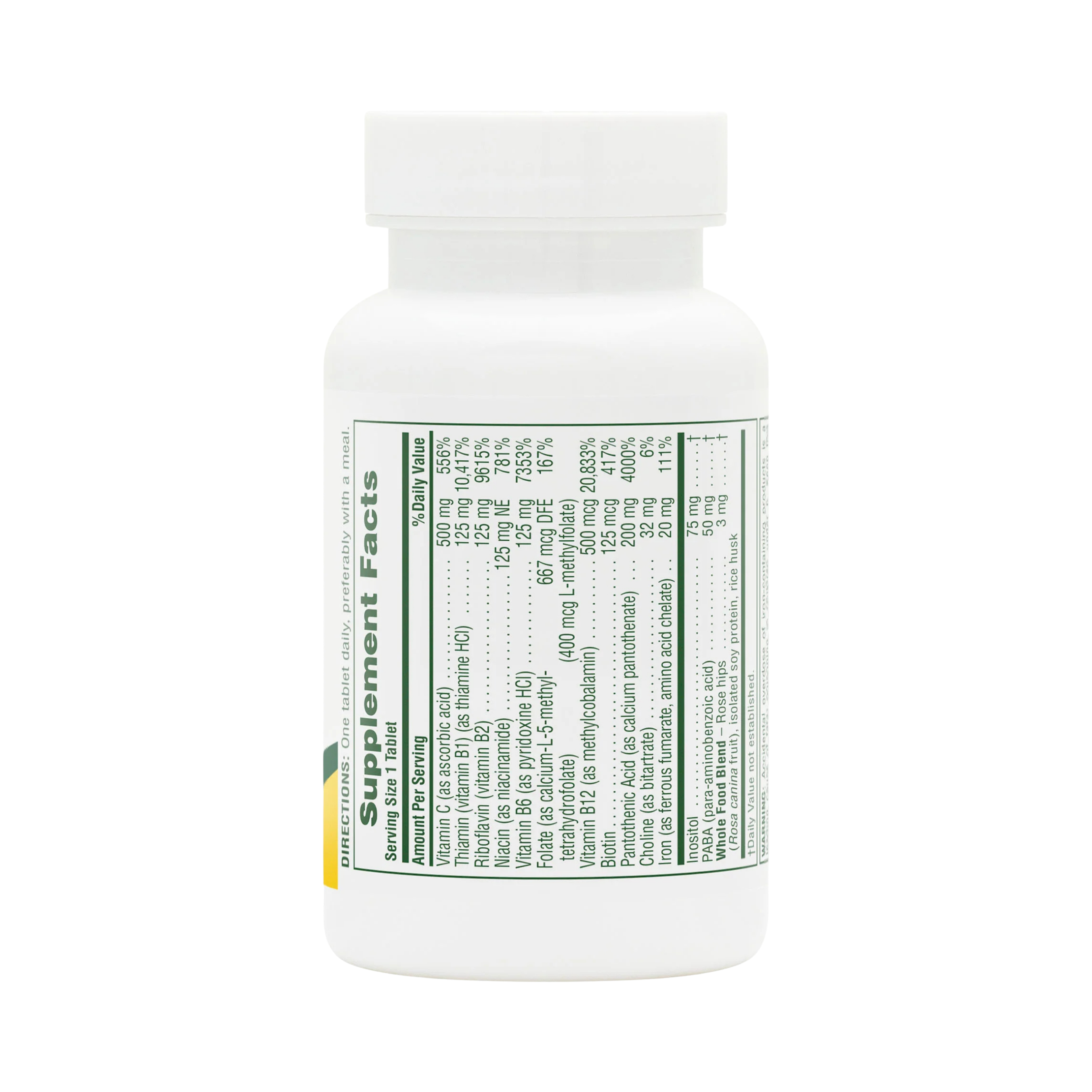 NaturesPlus, Ultra-Stress with Iron, Sustained Release, 30 Vegetarian Tablets