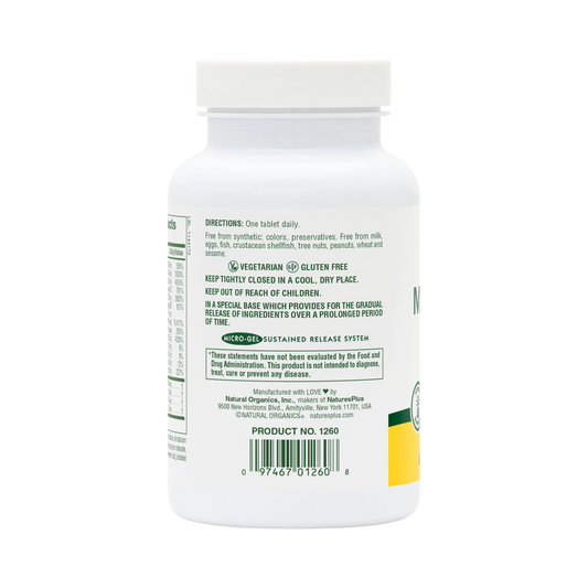 NaturesPlus, Mega Stress Complex Time Release, 60 Sustained Release Tablet