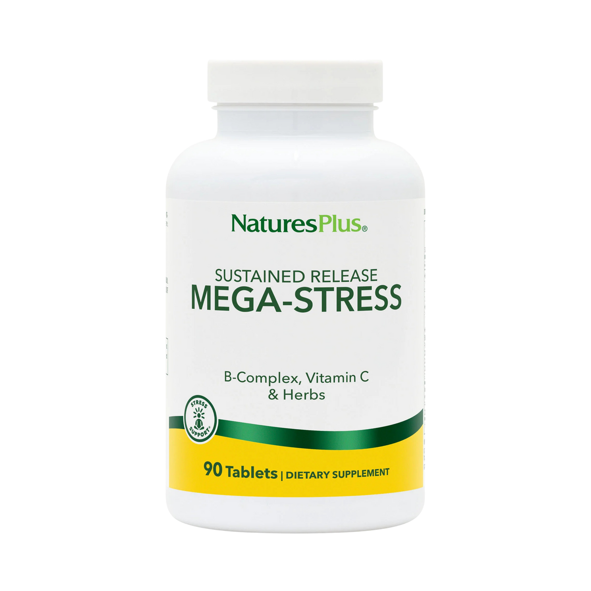 NaturesPlus, Sustained Release Mega-Stress, 90 Tablets