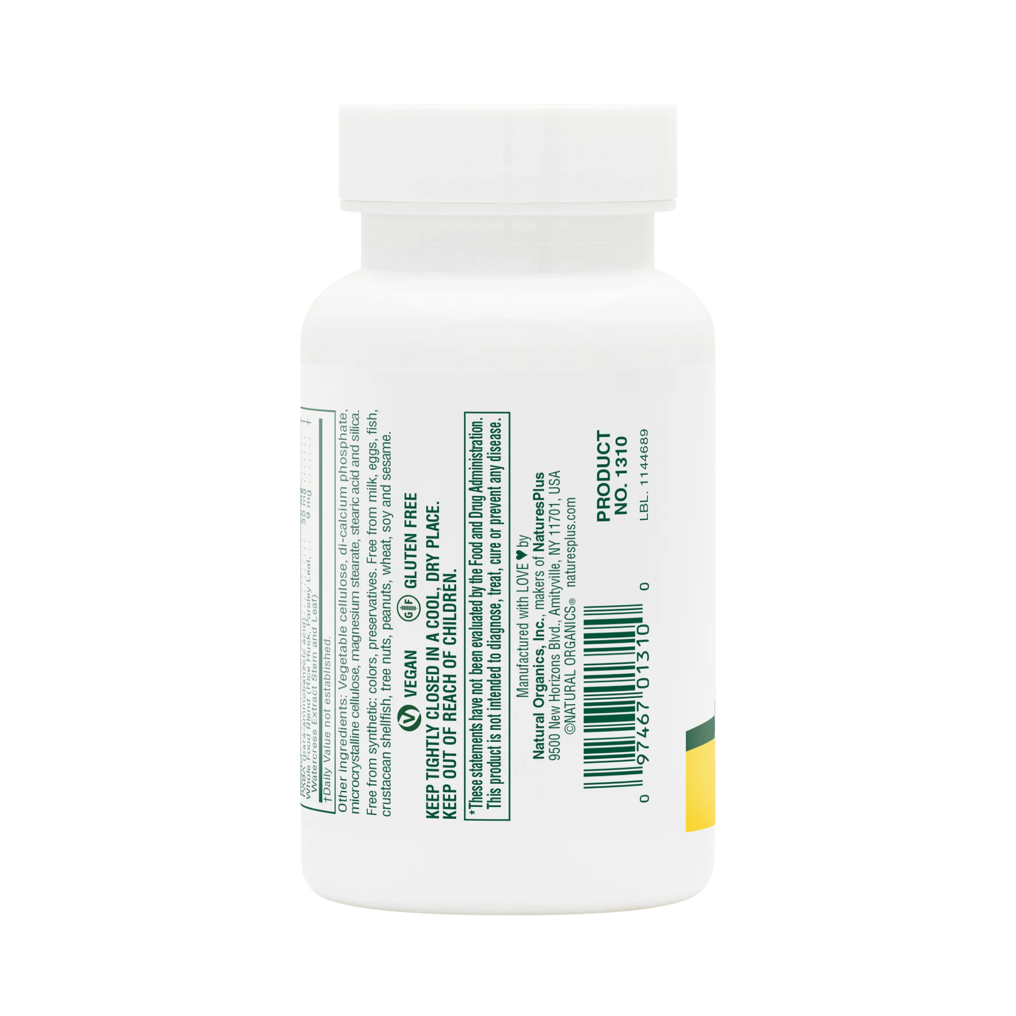 NaturesPlus, High Potency Super B-50, 60 Capsules