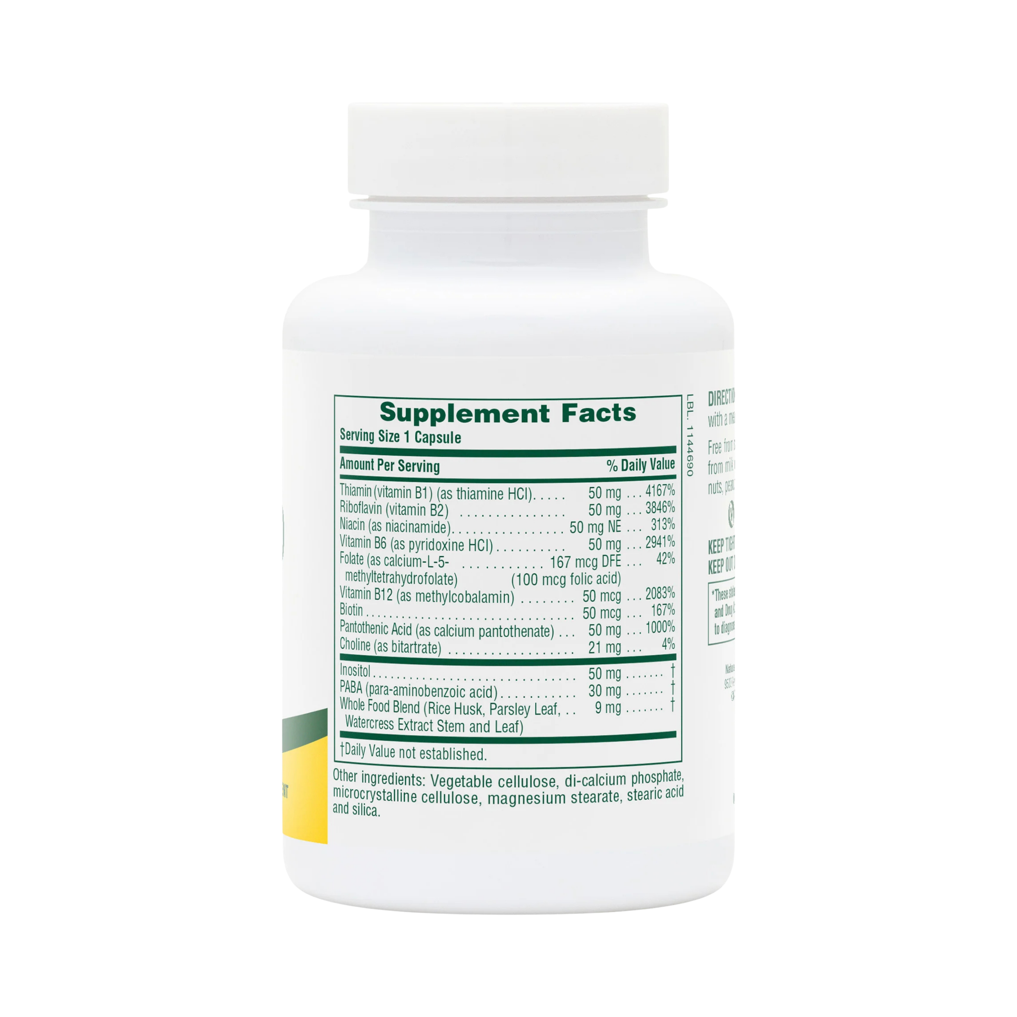 NaturesPlus, High Potency Super B-50, 90 Capsules