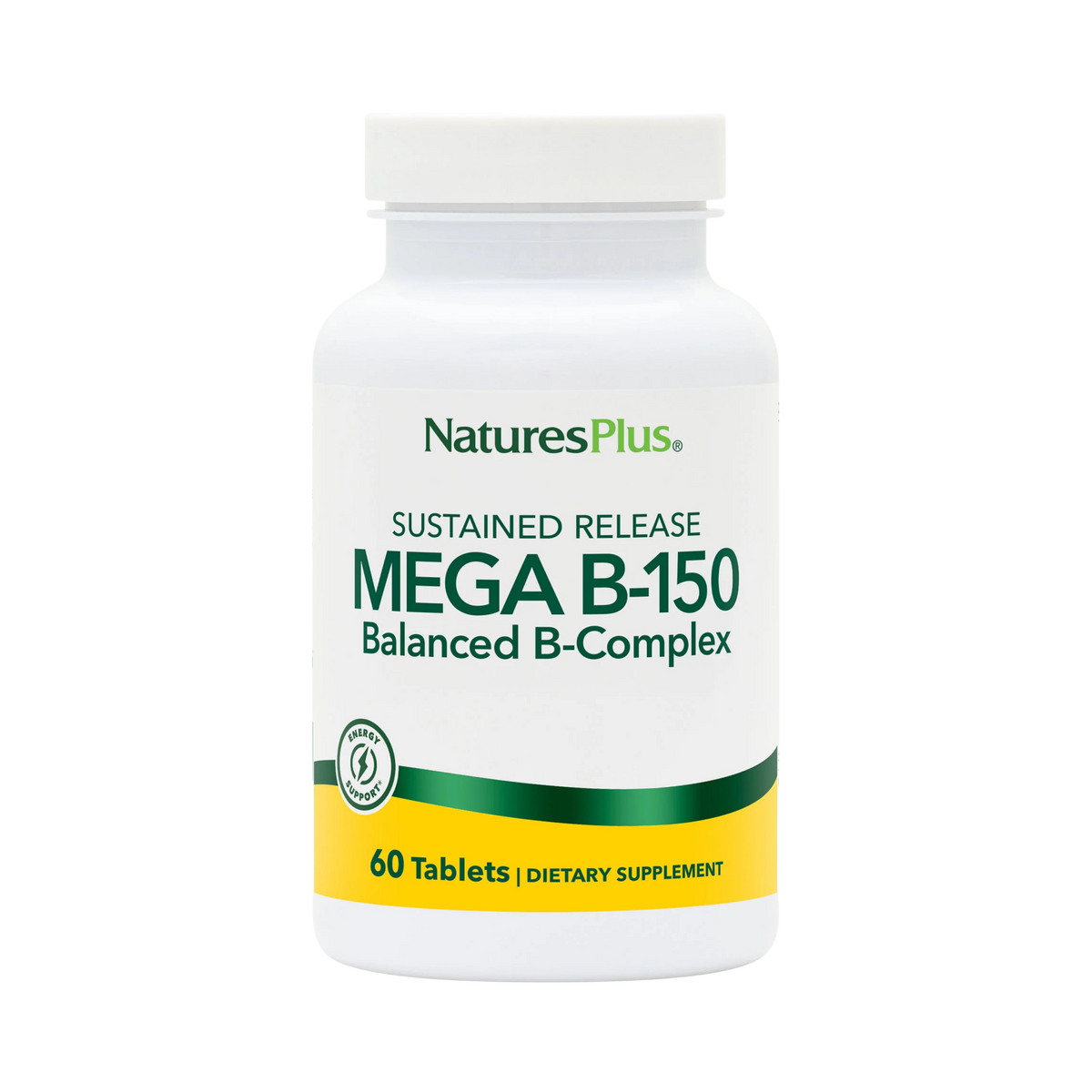 NaturesPlus, Sustained Release Mega B-150, 60 Tablets