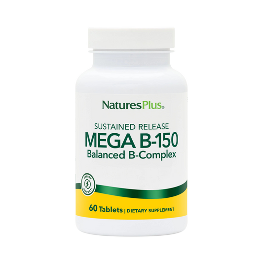 NaturesPlus, Sustained Release Mega B-150, 60 Tablets