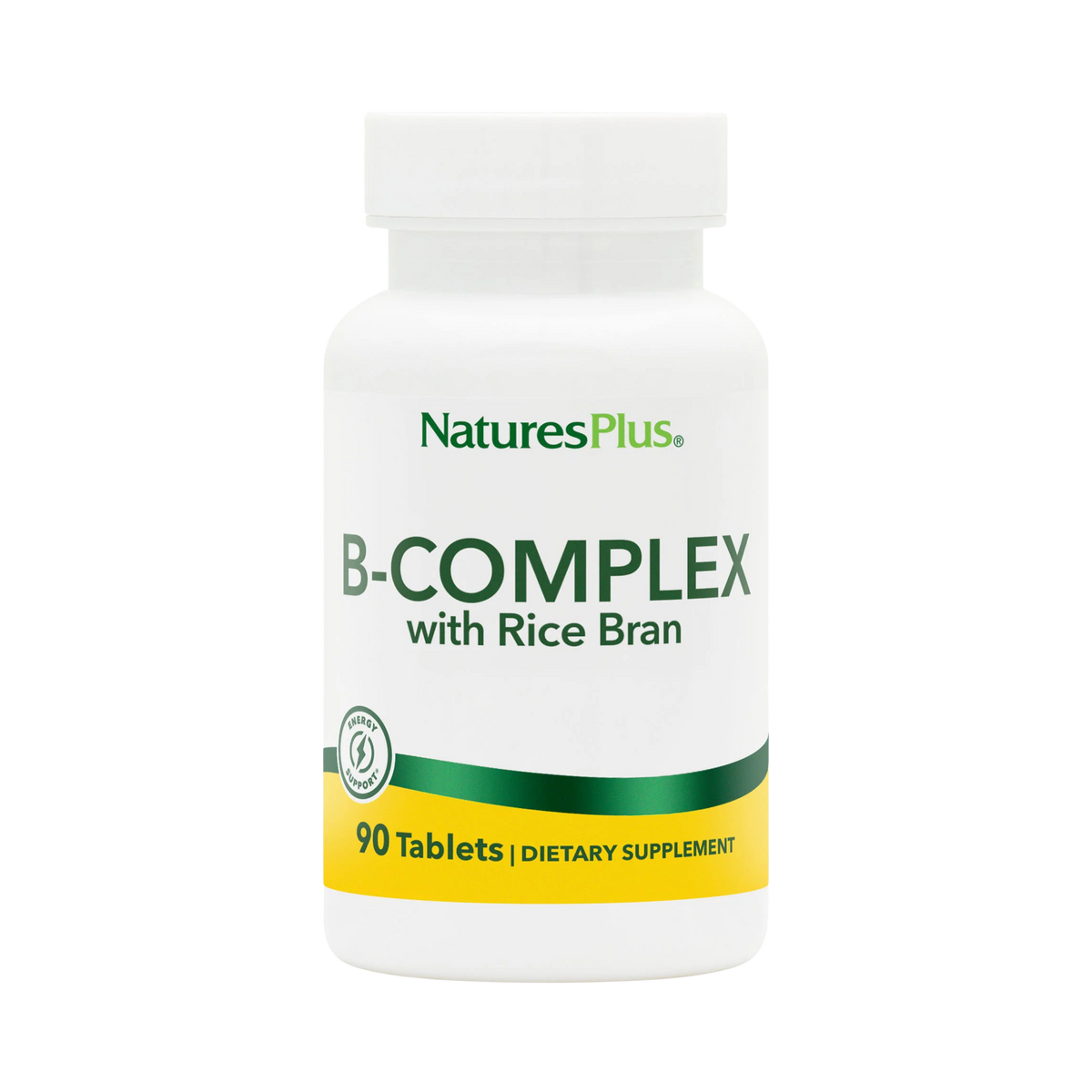 NaturesPlus, B-Complex with Rice Bran, 90 Tablets