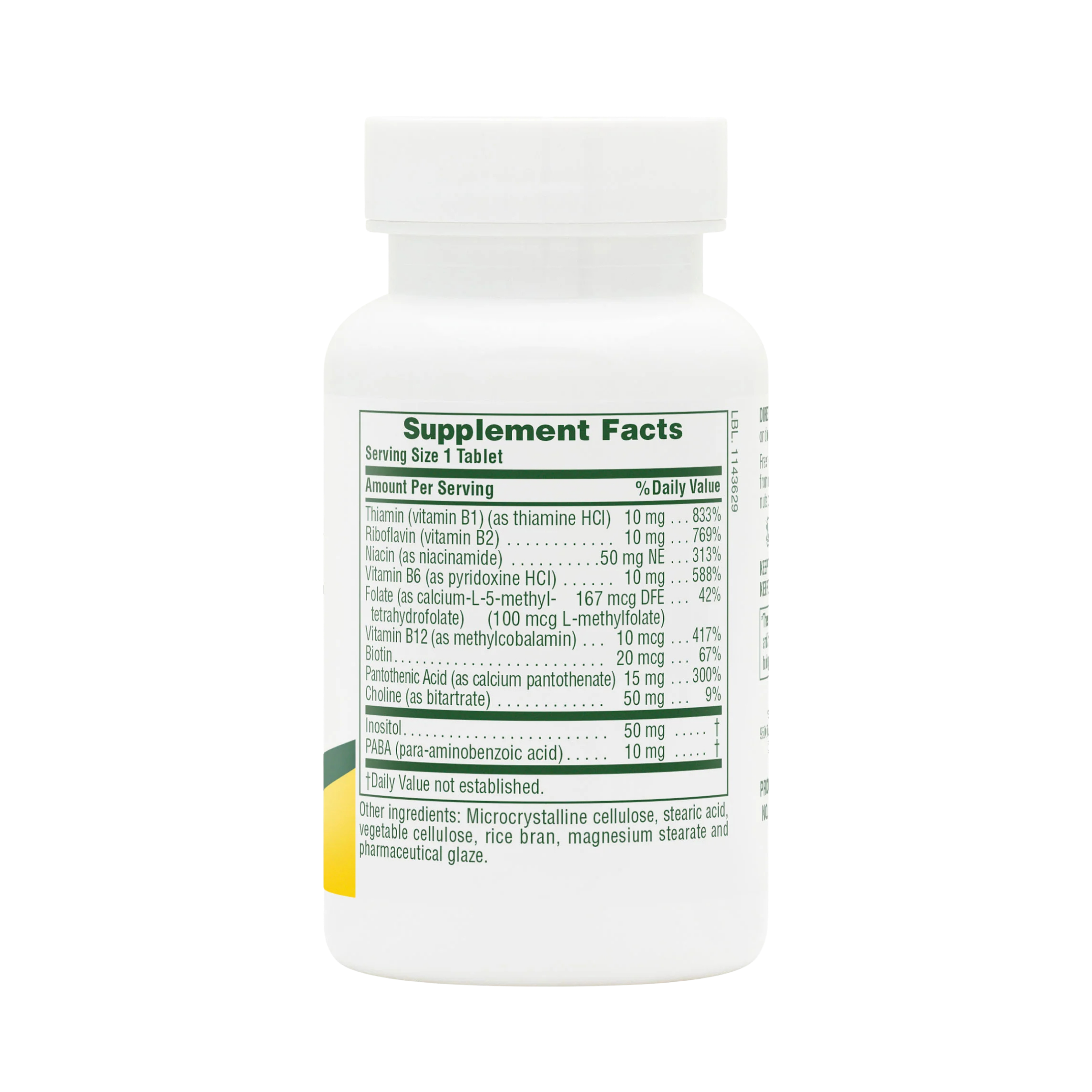 NaturesPlus, B-Complex with Rice Bran, 90 Tablets