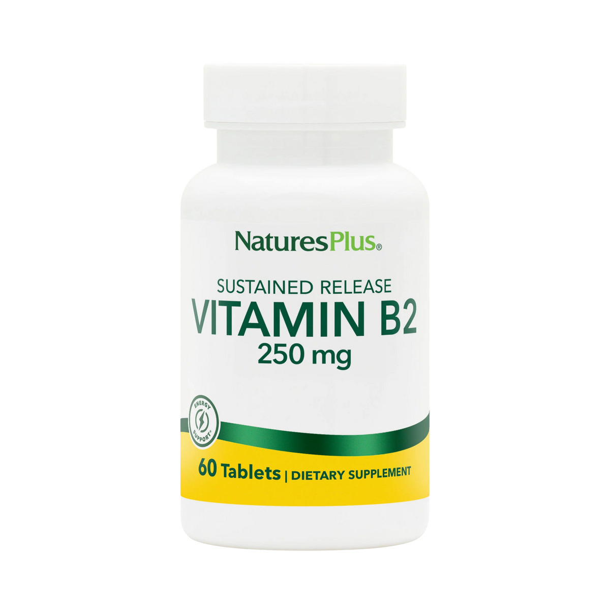 NaturesPlus, Vitamin B2, 250 Mg, 60 Tablets