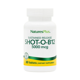 NaturesPlus, Shot-O-B12, 5,000 Mcg, 30 Tablets