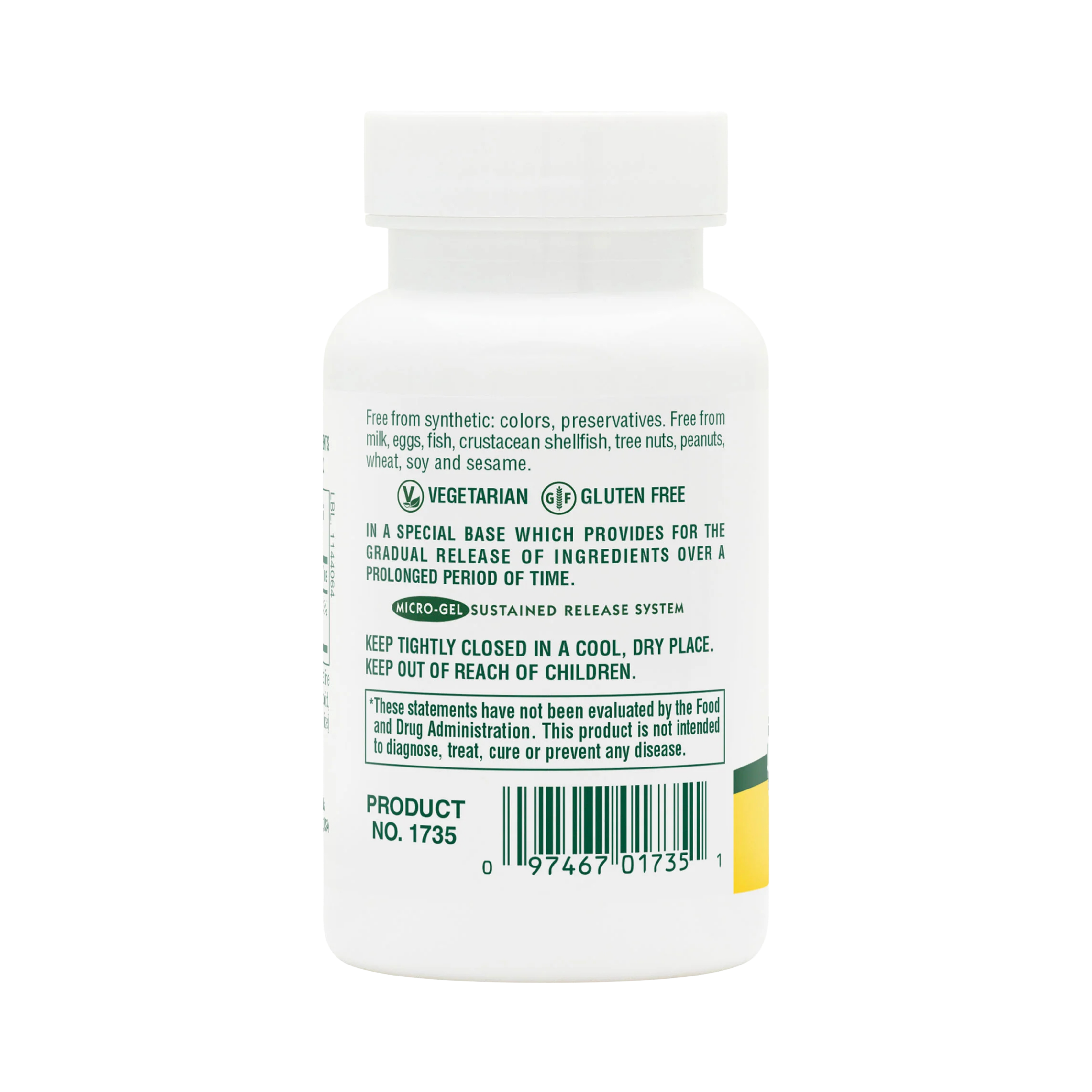 NaturesPlus, Shot-O-B12, 5,000 Mcg, 30 Tablets