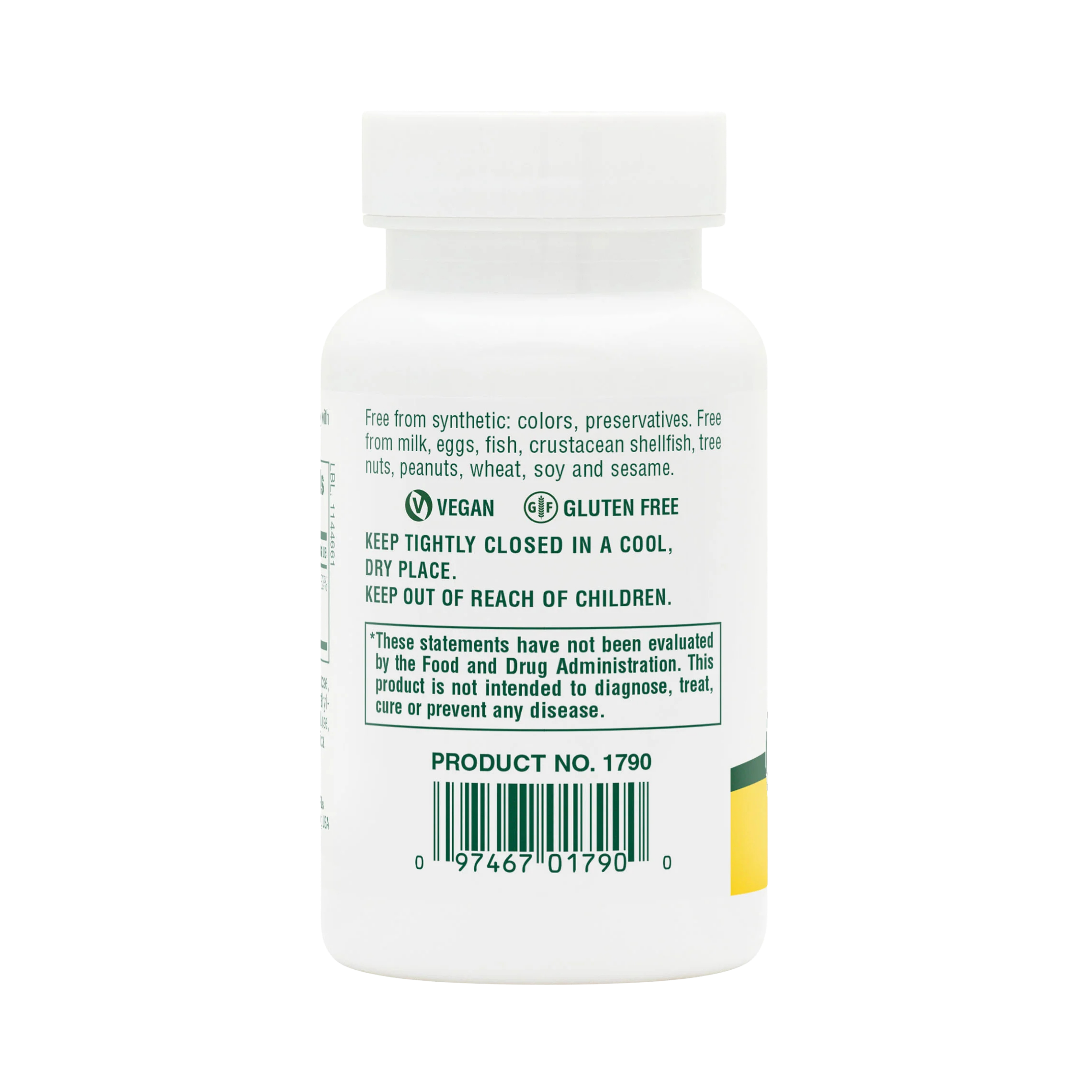 NaturesPlus, Folic Acid as Methylfolate, 800 Mcg, 90 Tablets