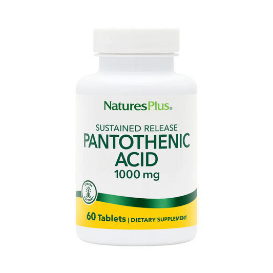 NaturesPlus, Pantothenic Acid, 1,000 Mg, 60 Tablets