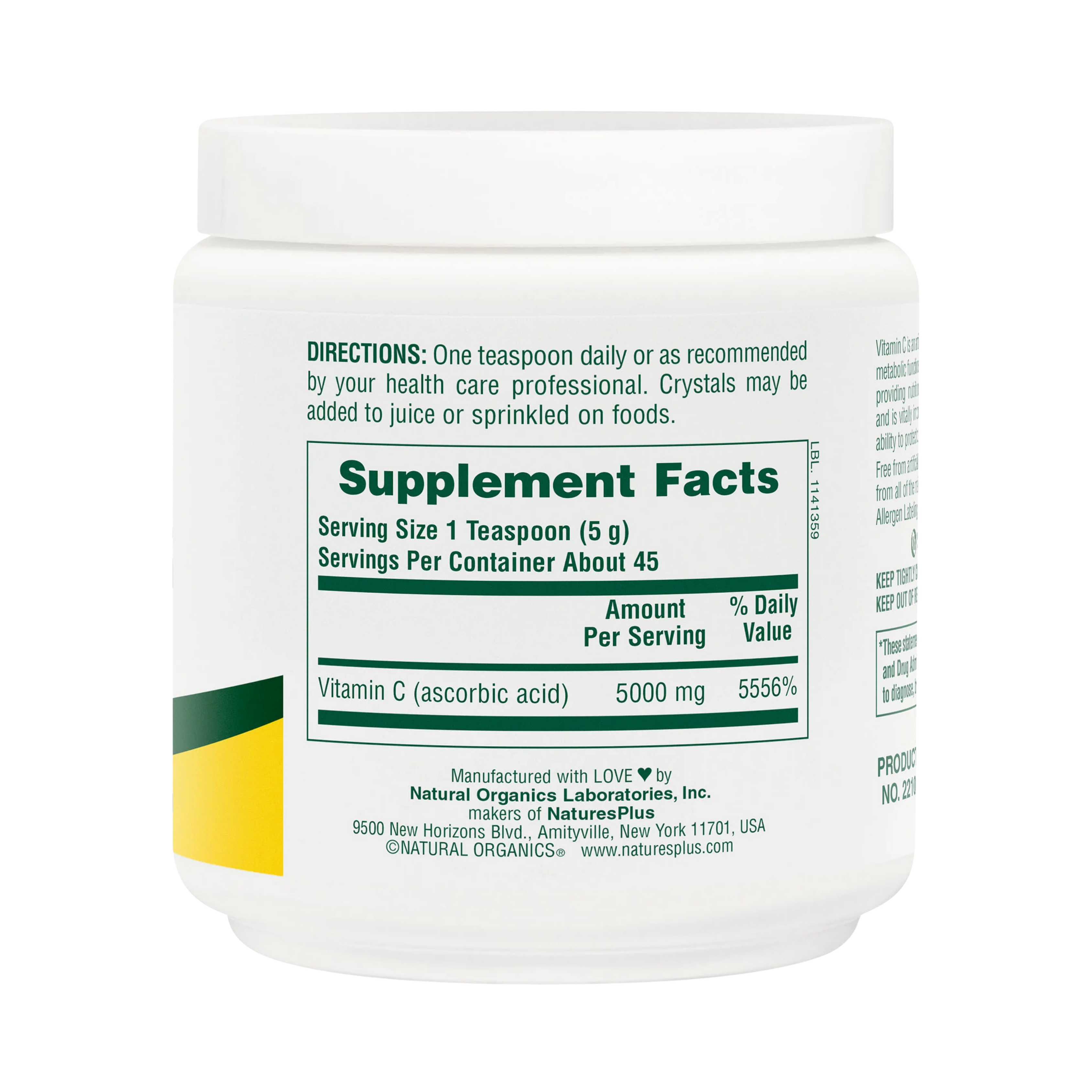 NaturesPlus, Vitamin C Micro-Crystals, 8 Oz