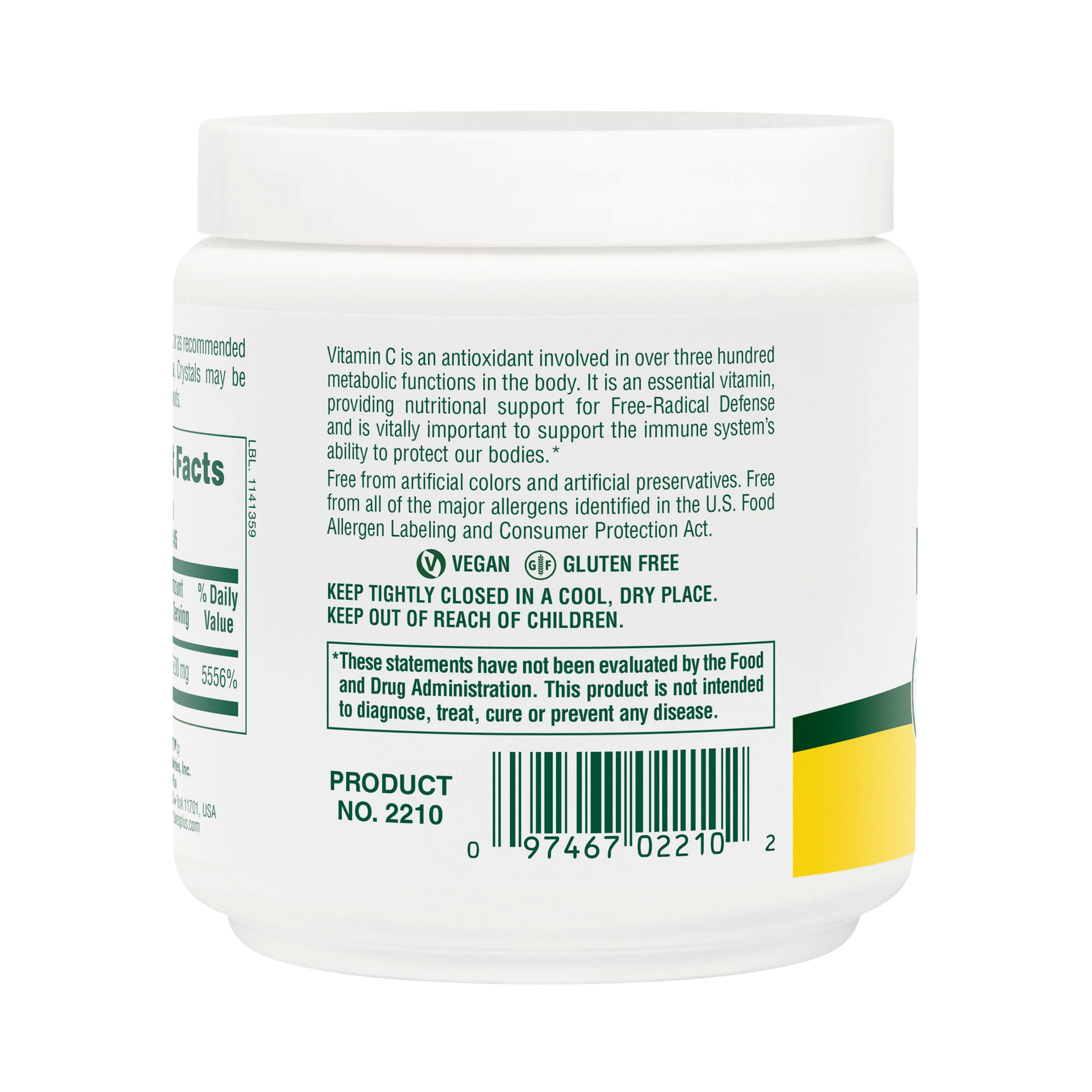NaturesPlus, Vitamin C Micro-Crystals, 8 Oz