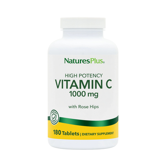 NaturesPlus, Vitamin C 1000 Mg with Rose Hips, 180 Tablet