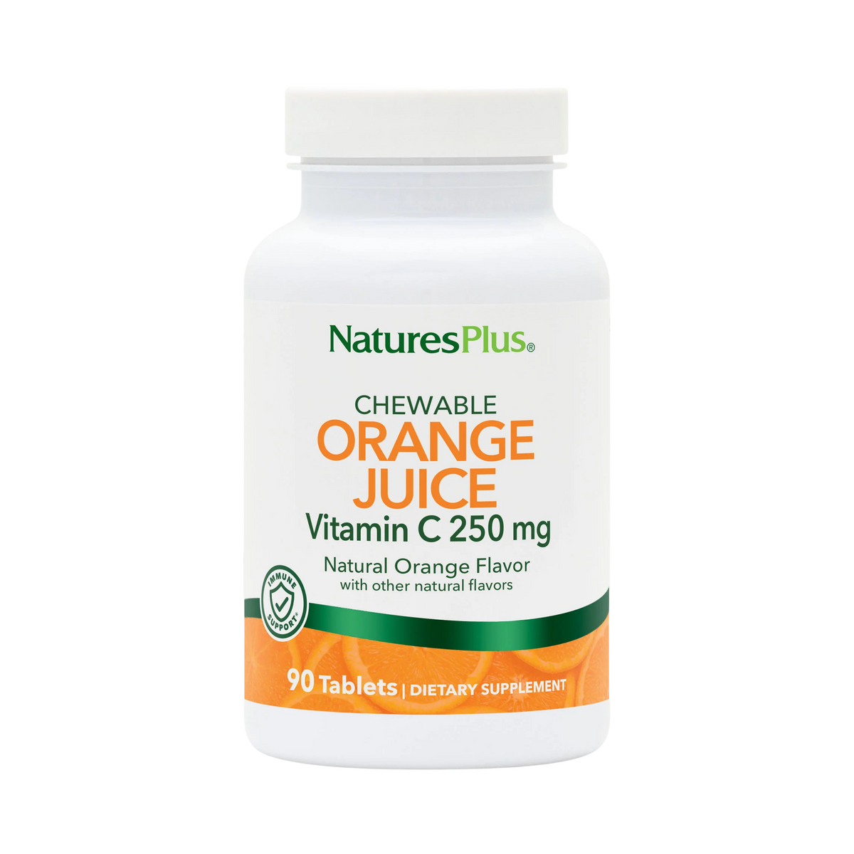 NaturesPlus, Orange Juice C, 250 Mg, 90 Chewable