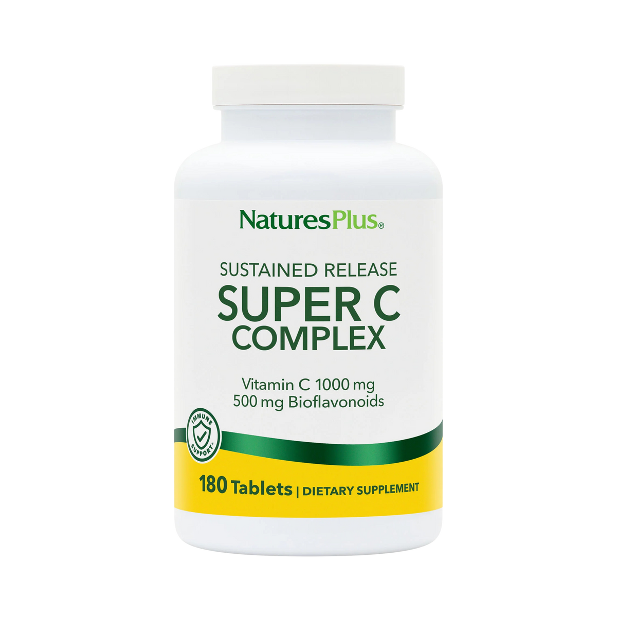 NaturesPlus, Sustained Release Super C Complex, 180 Tablets