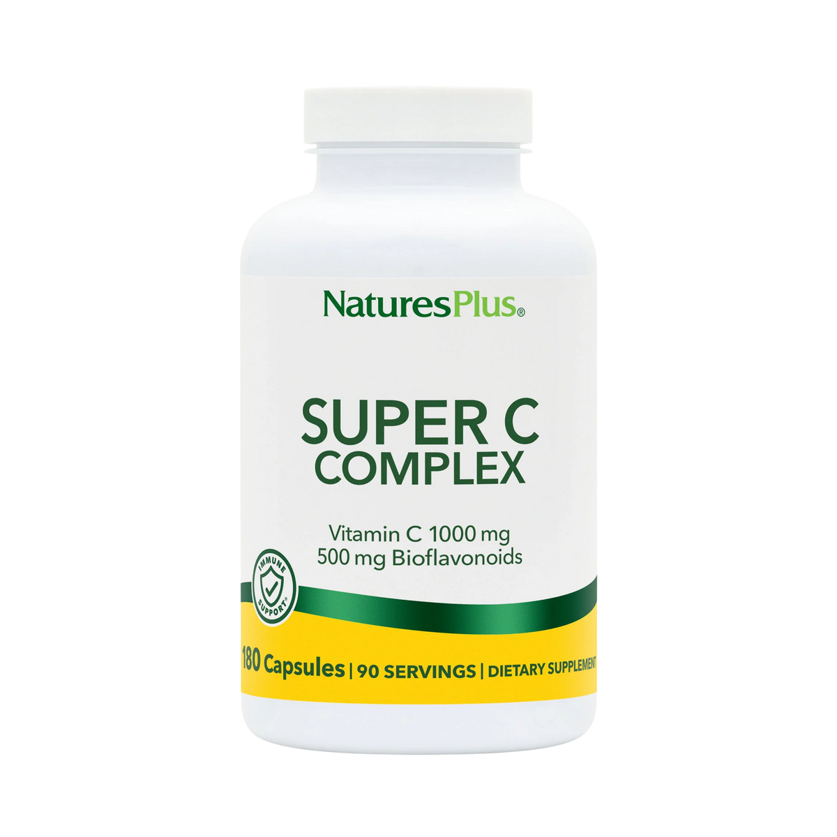 NaturesPlus, Super C Complex, 180 Capsules