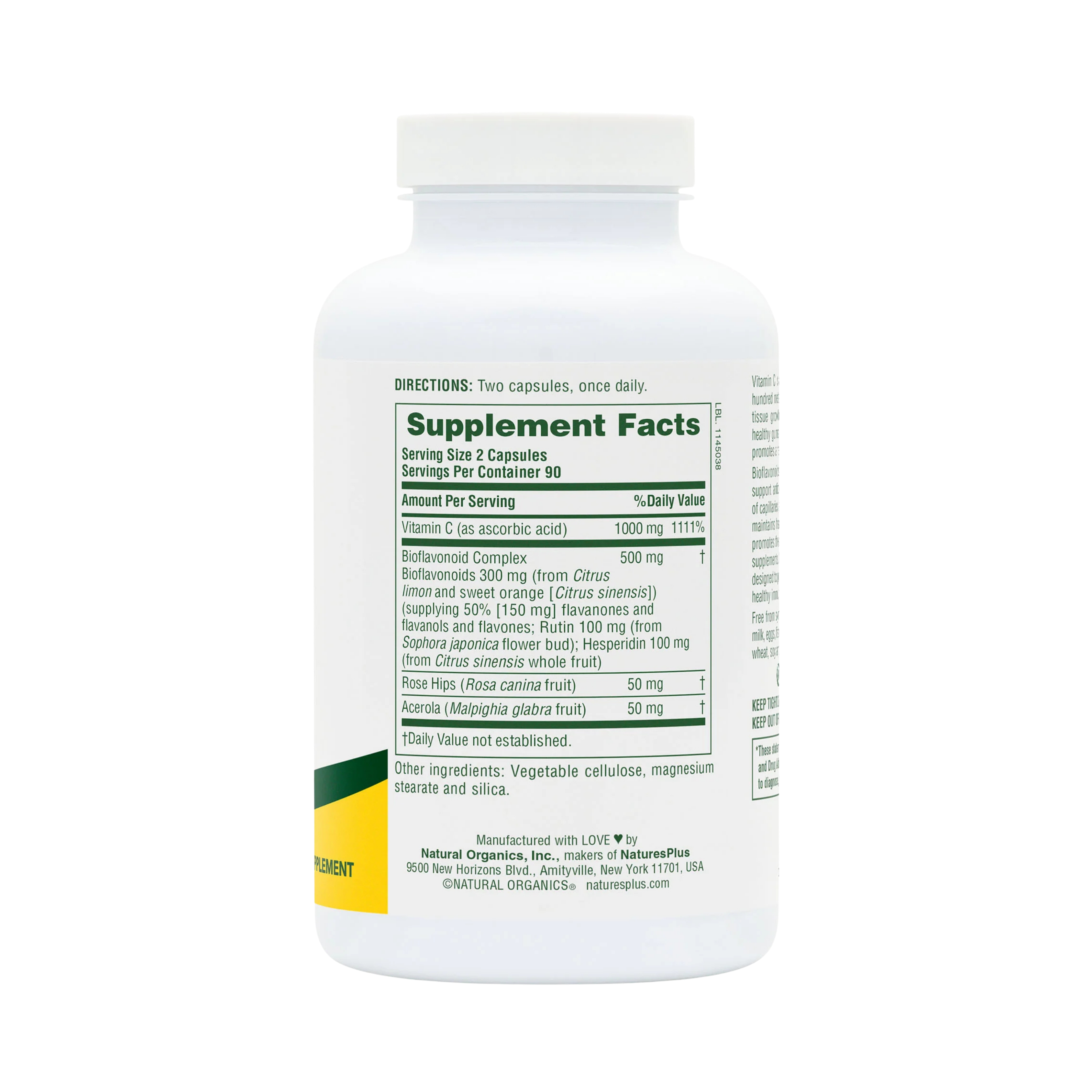 NaturesPlus, Super C Complex, 180 Capsules