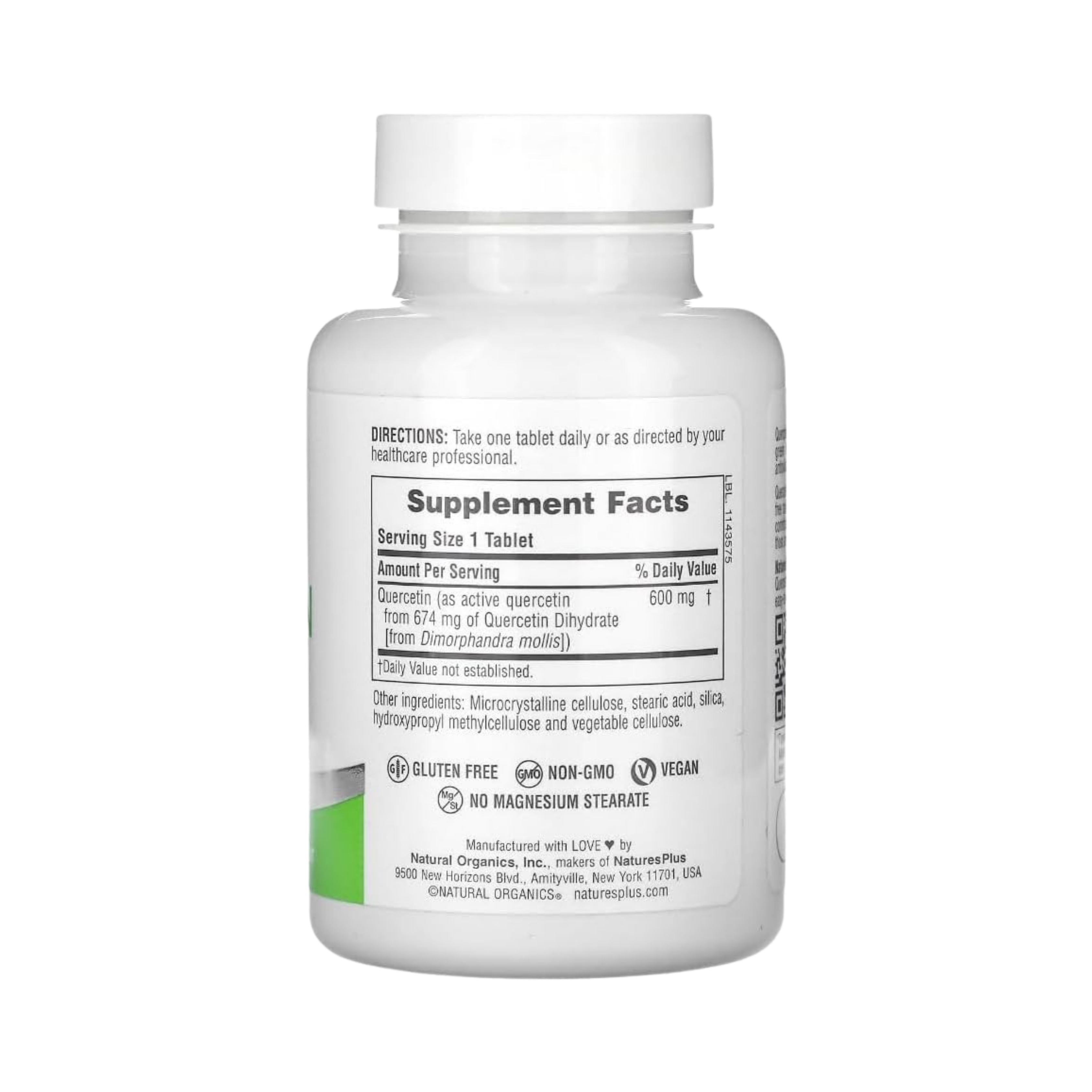 NaturesPlus, Pro Quercetin 600, 60 Tablets