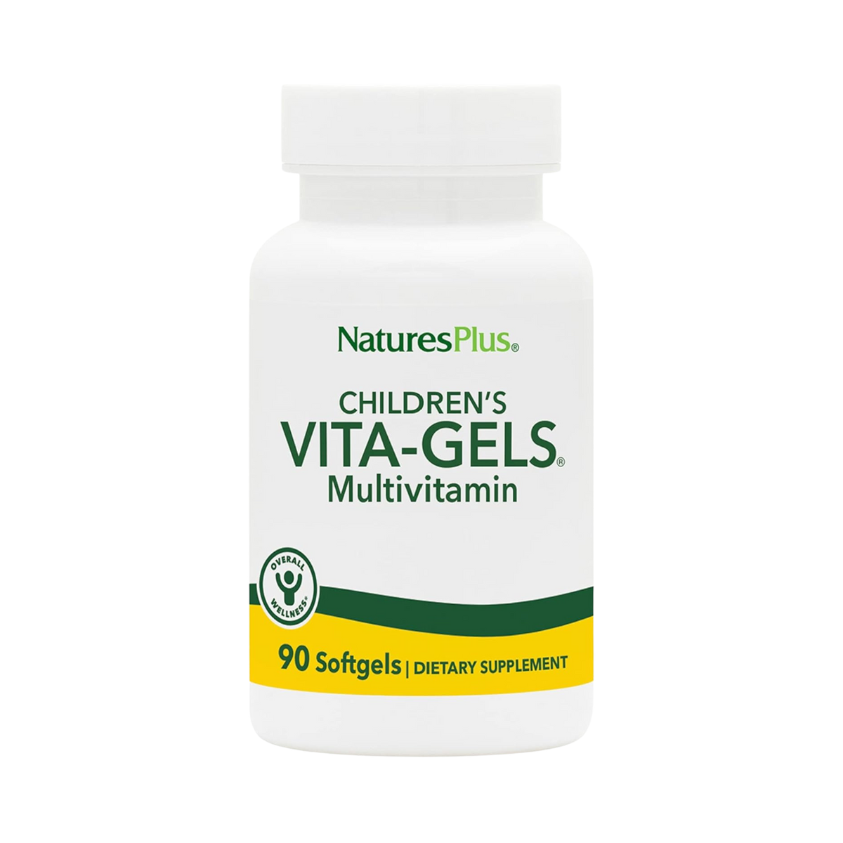 NaturesPlus, Children's Vita-Gels Multivitamin, Orange, 90 Softgels