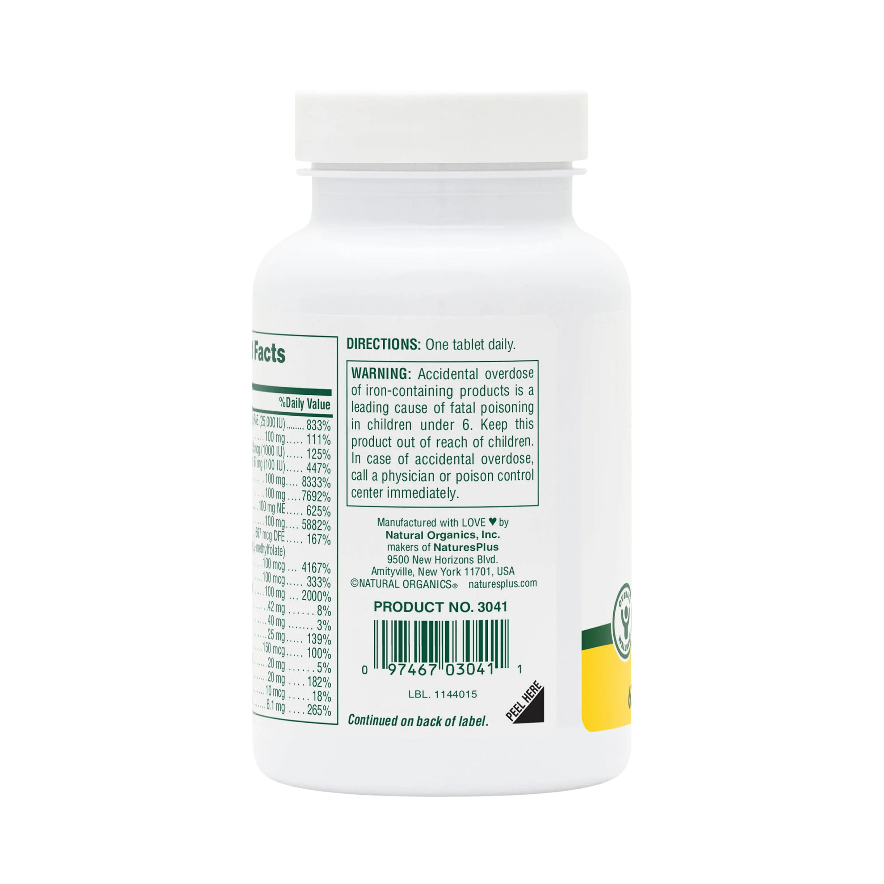 NaturesPlus, Ultra II Daily, 60 Tablets