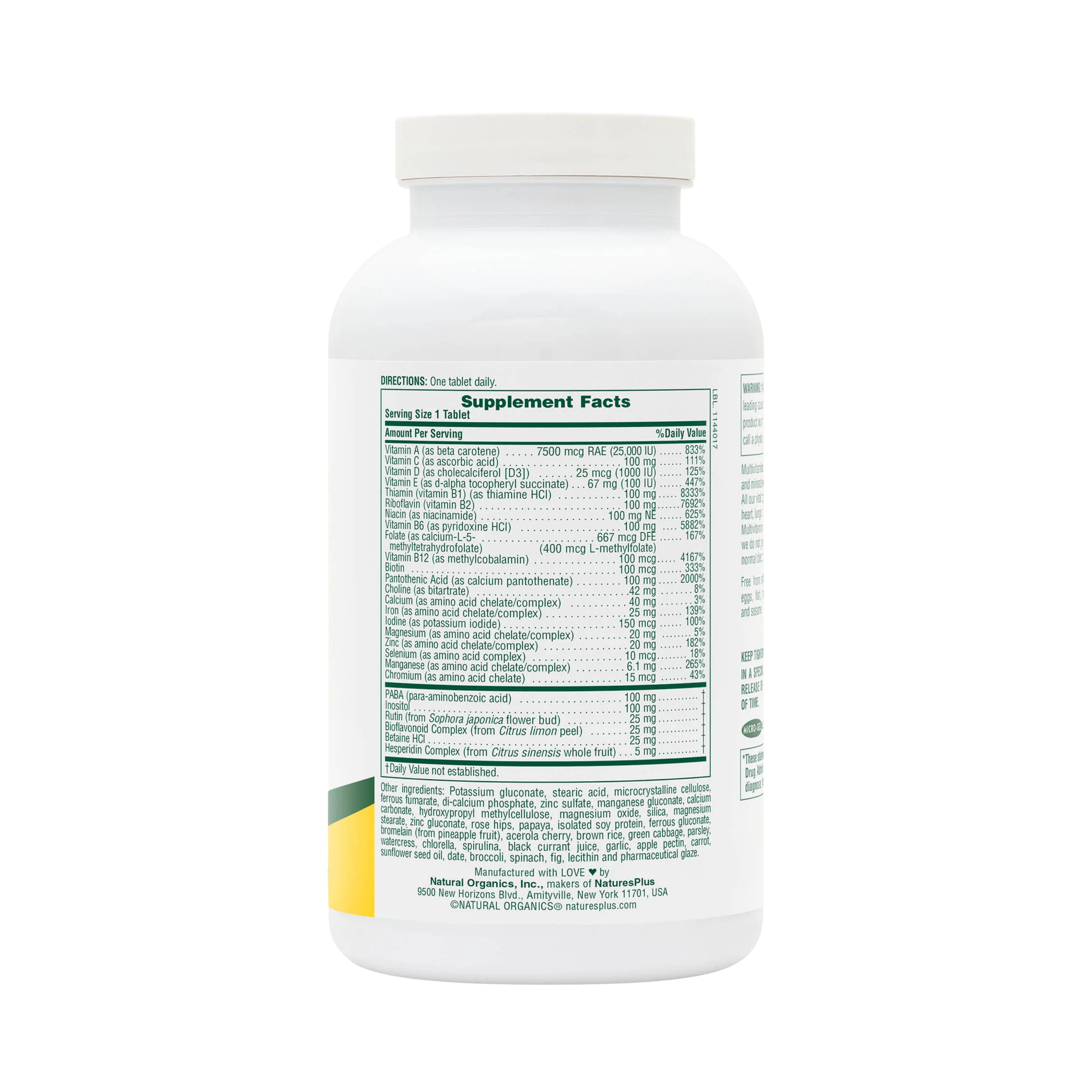 NaturesPlus, Ultra II Daily, 180 Tablets