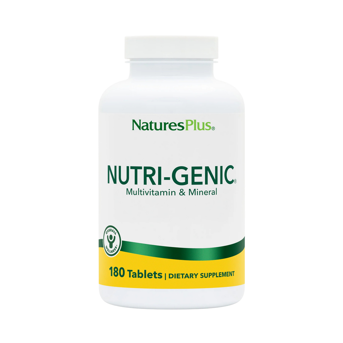 NaturesPlus, Nutri-Genic Multivitamin, 180 Vegetarian Tablets