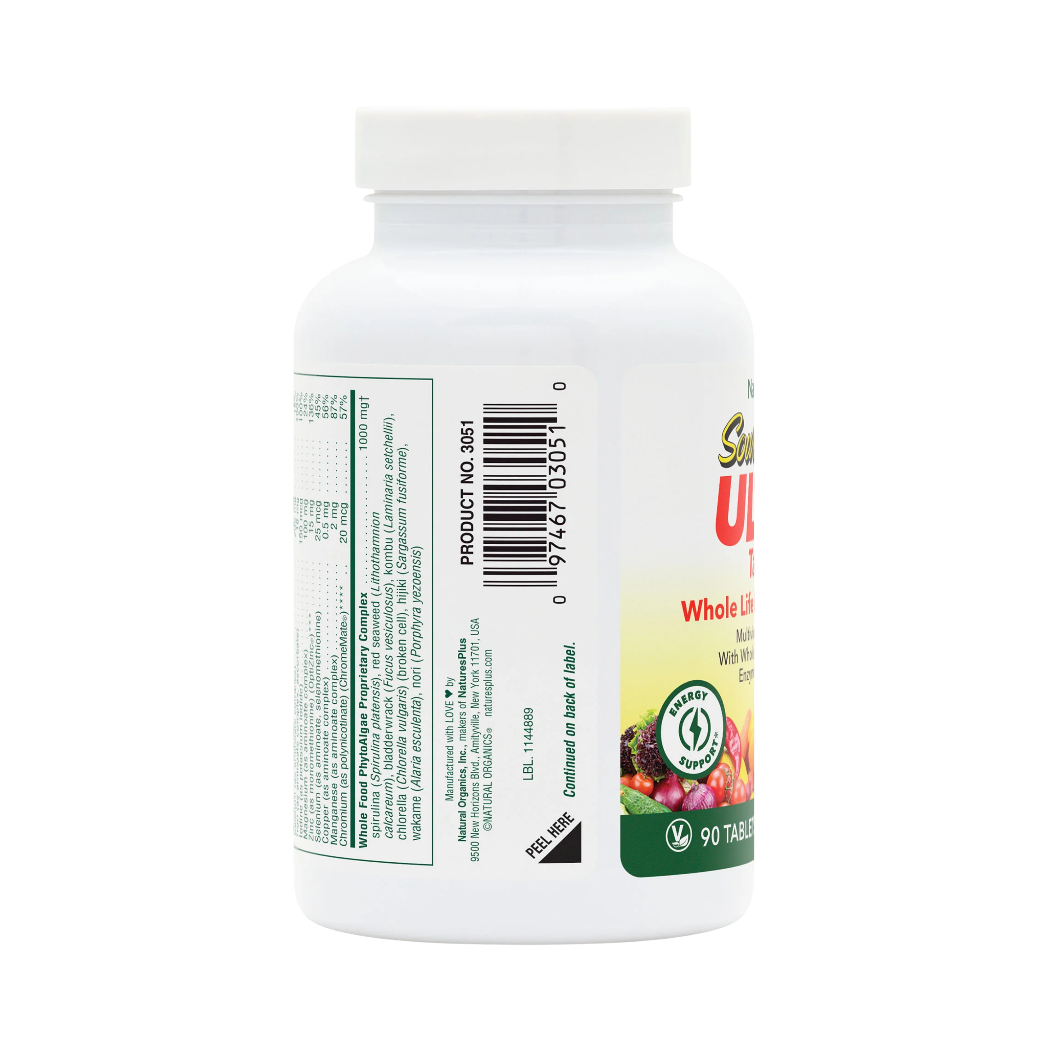NaturesPlus, Ultra Source of Life Energy Enhancer Multi With Lutein, 90 Tablets