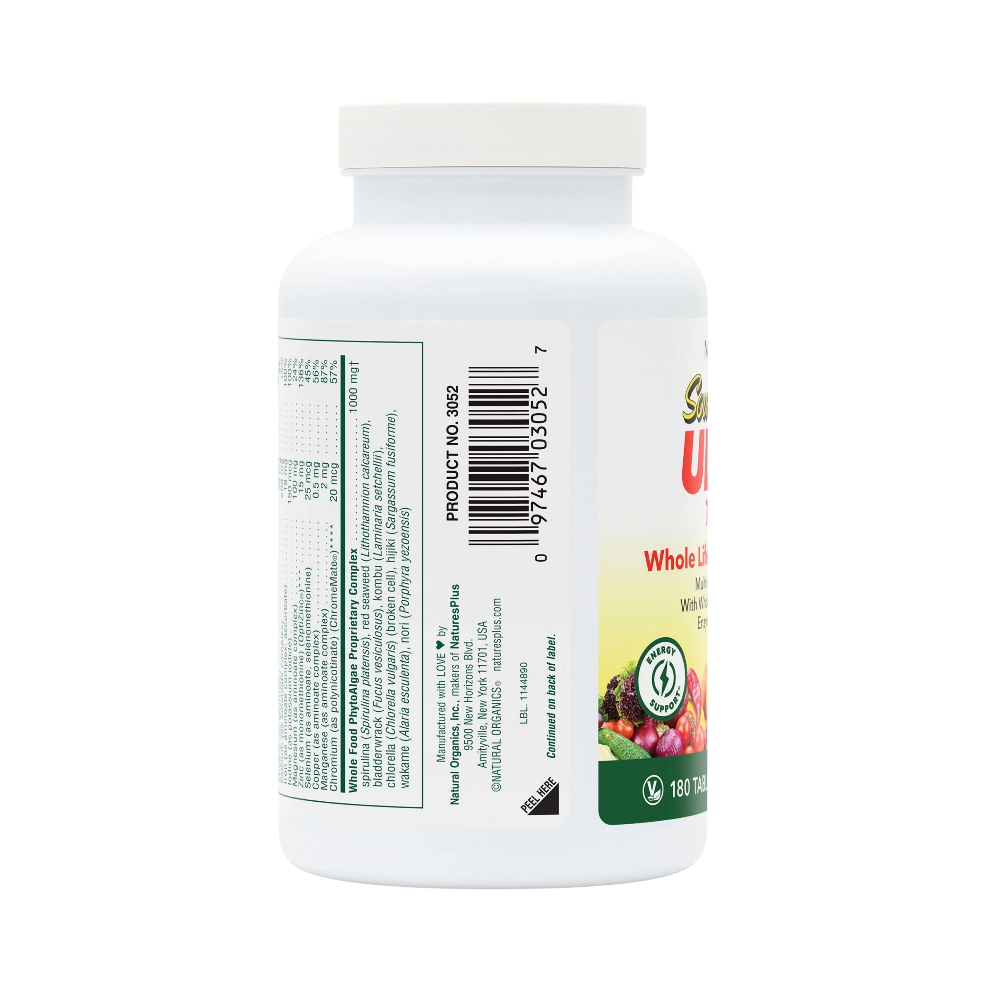 NaturesPlus, Ultra Source of Life Energy Enhancer Multi With Lutein, 180 Tablet