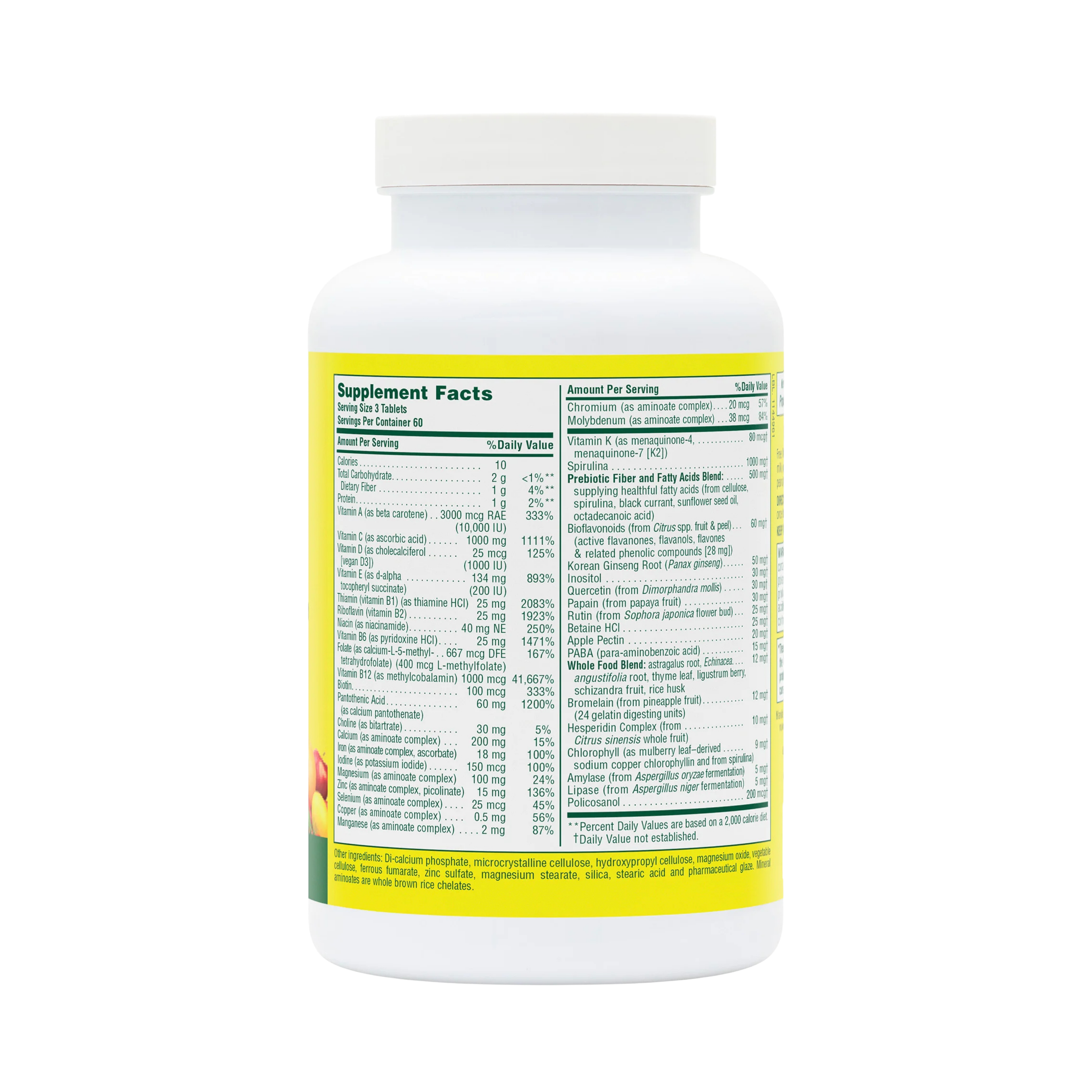 NaturesPlus, Source of Life, Multi-Vitamin & Mineral Supplement, 180 Tablets