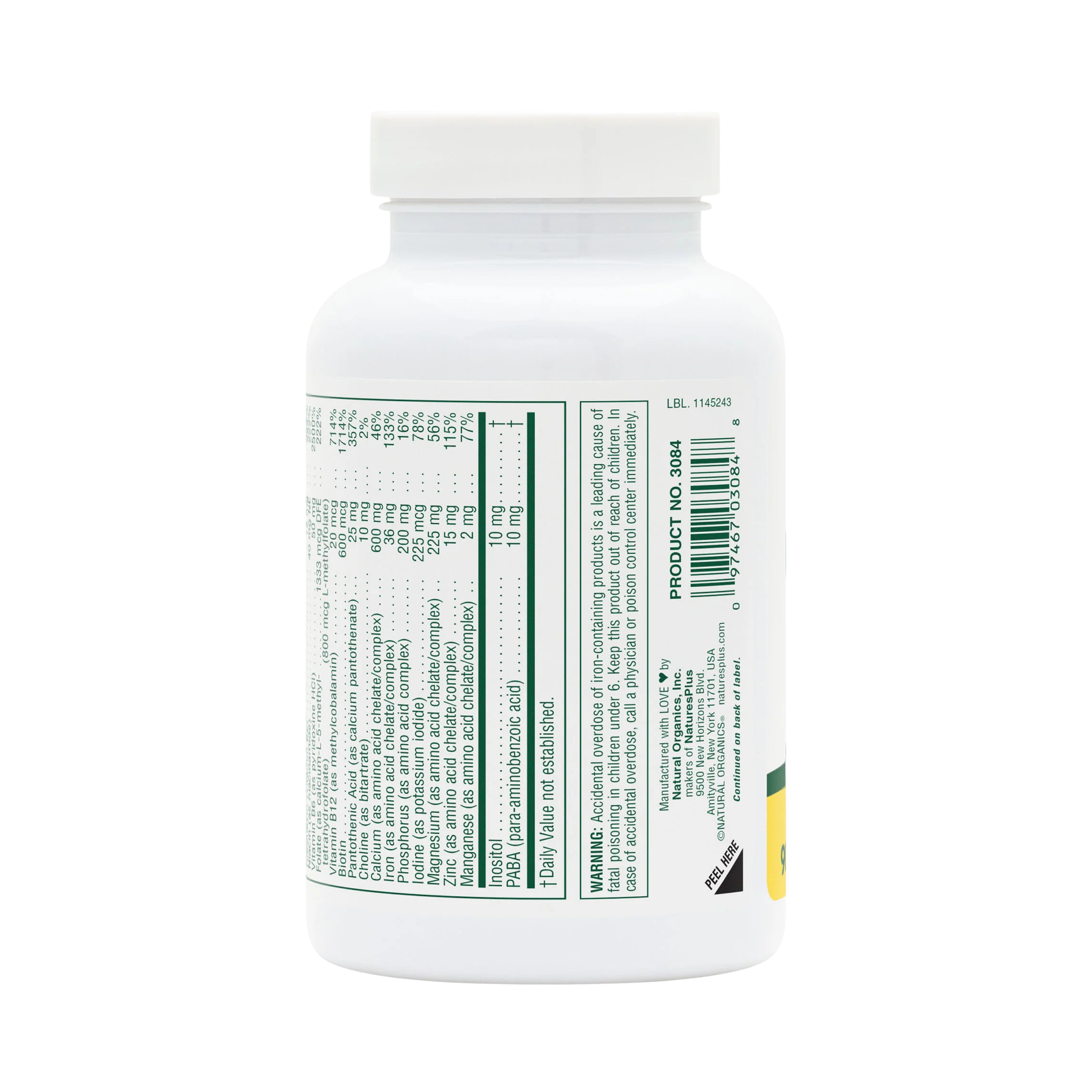 NaturesPlus, Ultra Prenatal Multivitamin, 90 Tablets