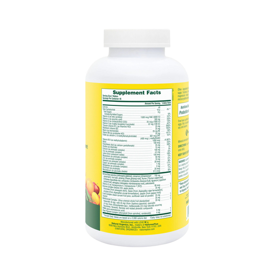 NaturesPlus, Source of Life, Adult's Chewable Multi-Vitamin & Mineral Supplement, Delicious Apple Cinnamon, 90 Wafers