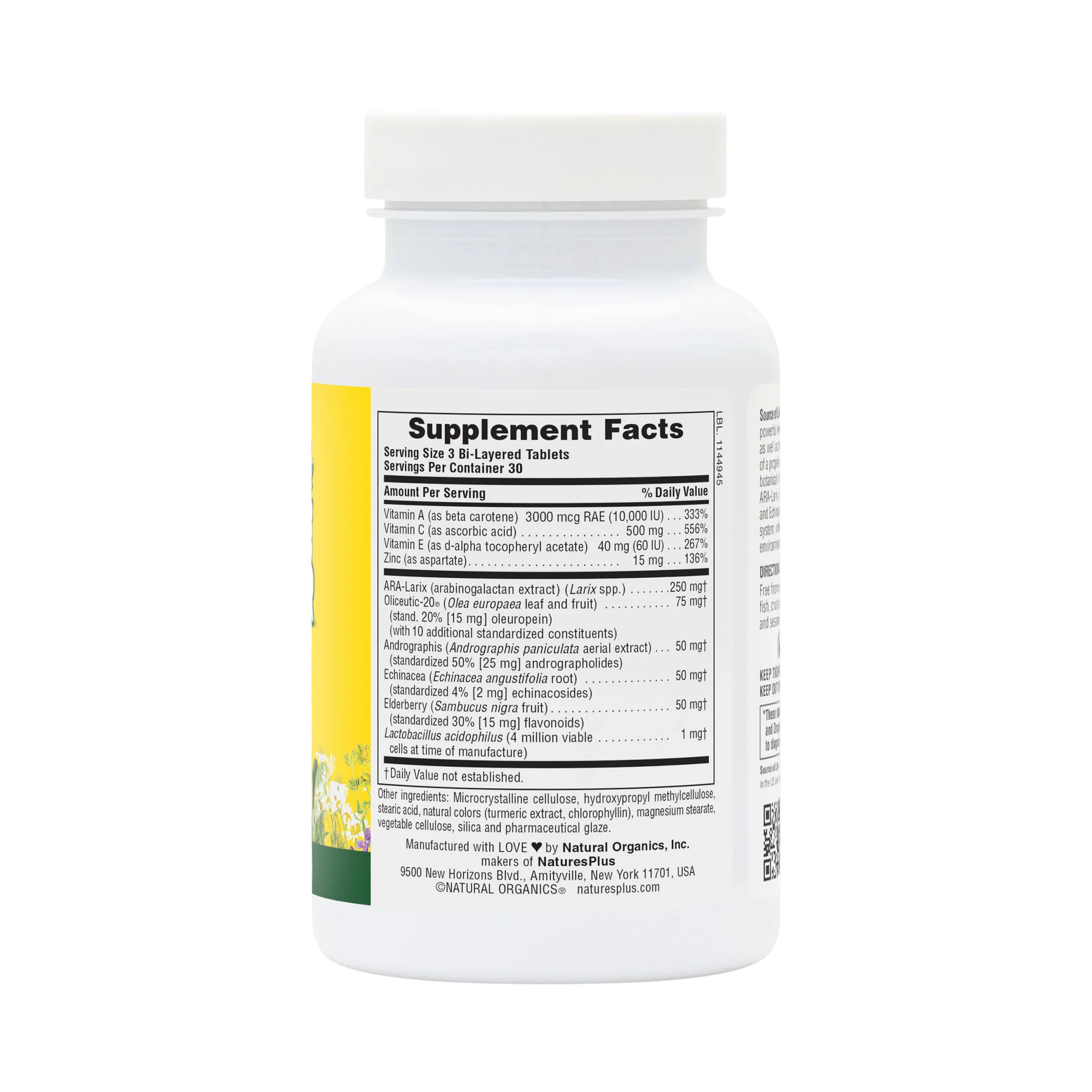 NaturesPlus, Source of Life, Immune Booster, 90 Tablets