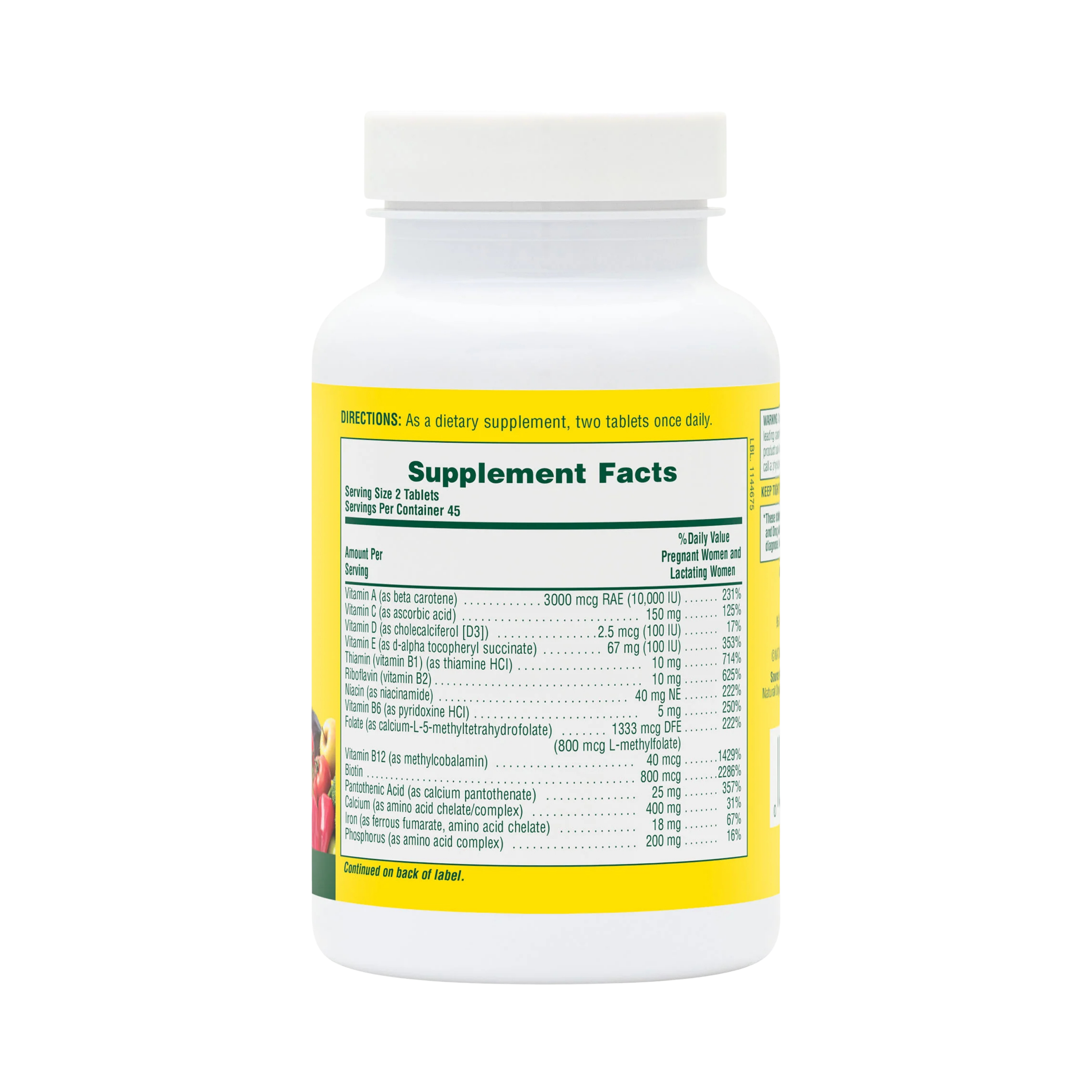 NaturesPlus, Source of Life Prenatal, 90 Tablets
