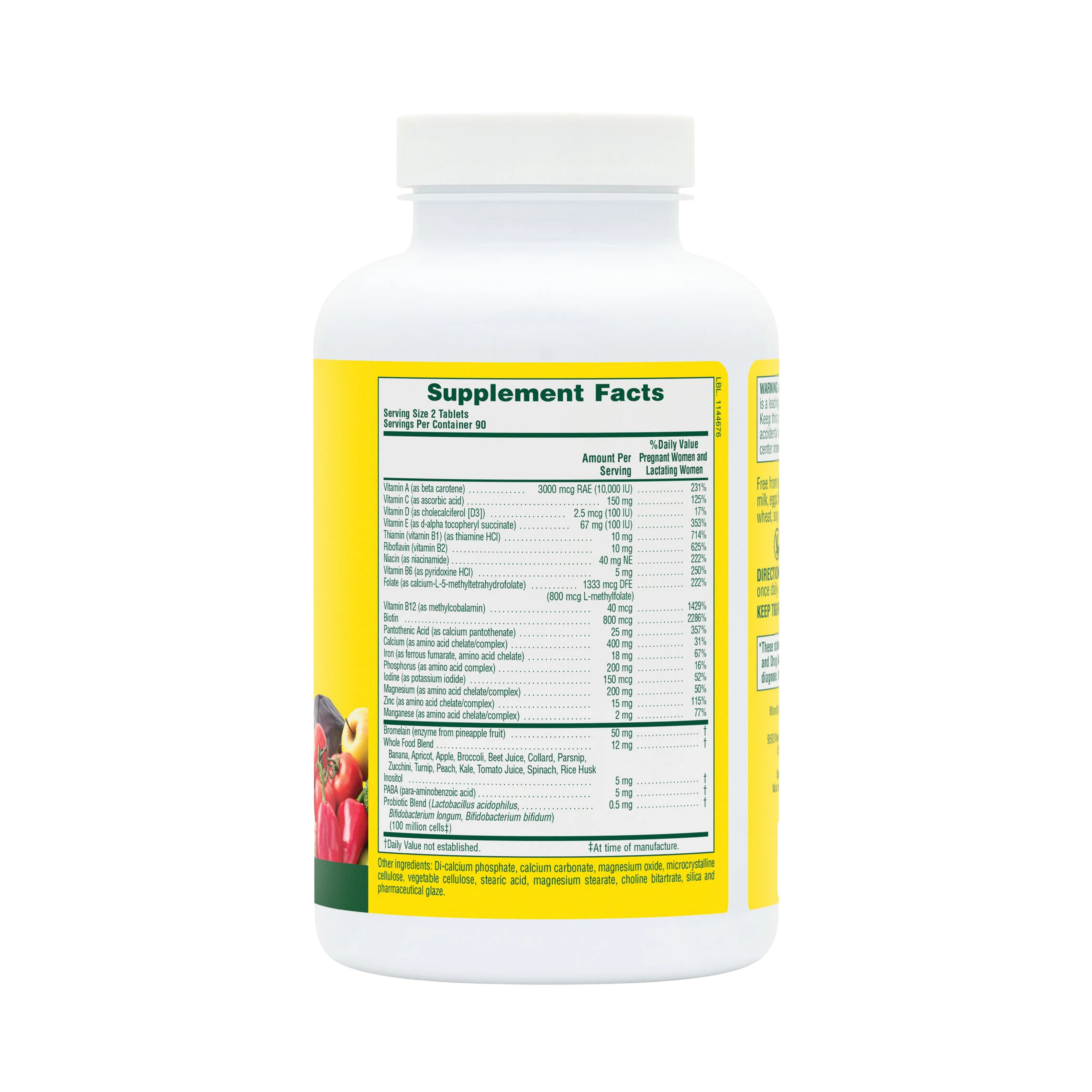 NaturesPlus, Source of Life Prenatal, 180 Tablets