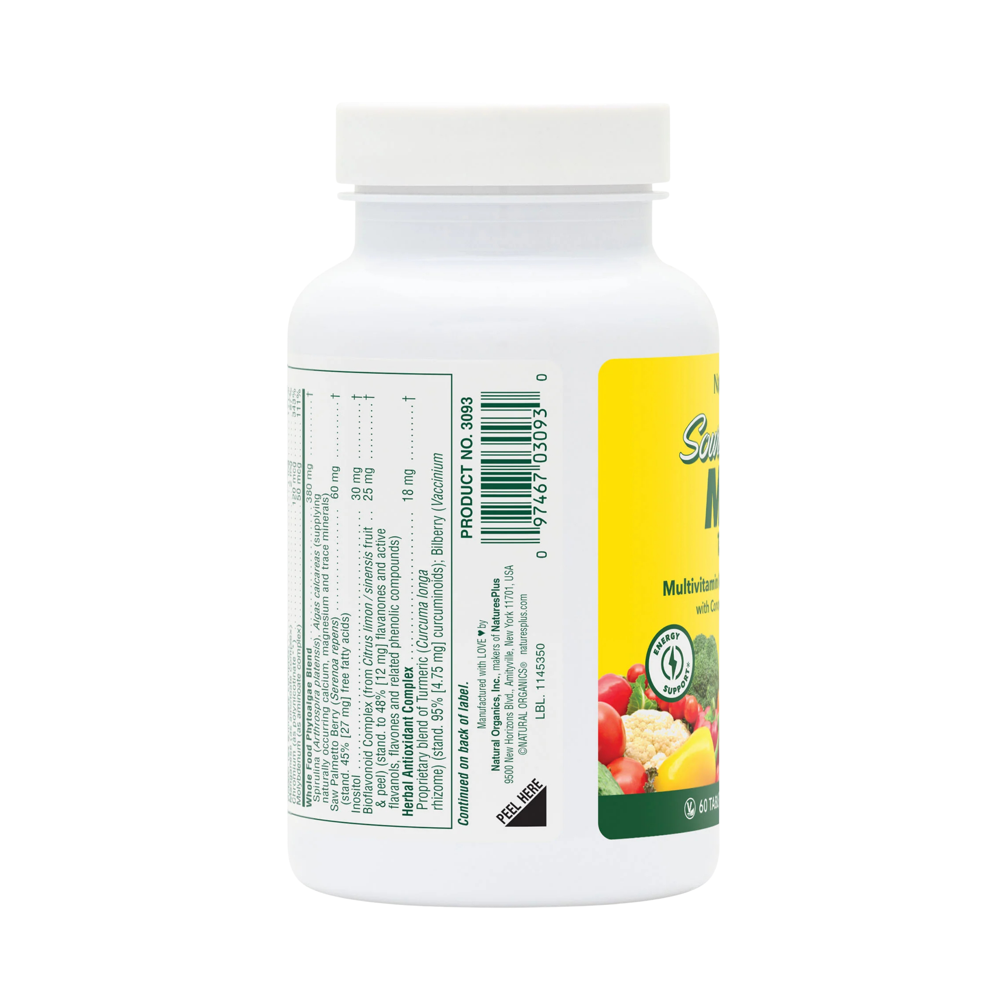 NaturesPlus, Source of Life Men Multivitamin, 60 Vegetarian Tablets
